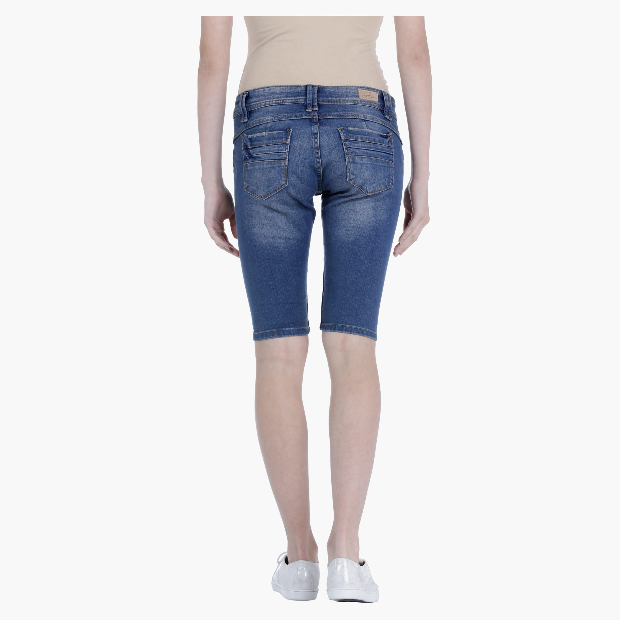 Denim Shorts in Regular Fit-women-clothing-bottoms-shorts-image-4