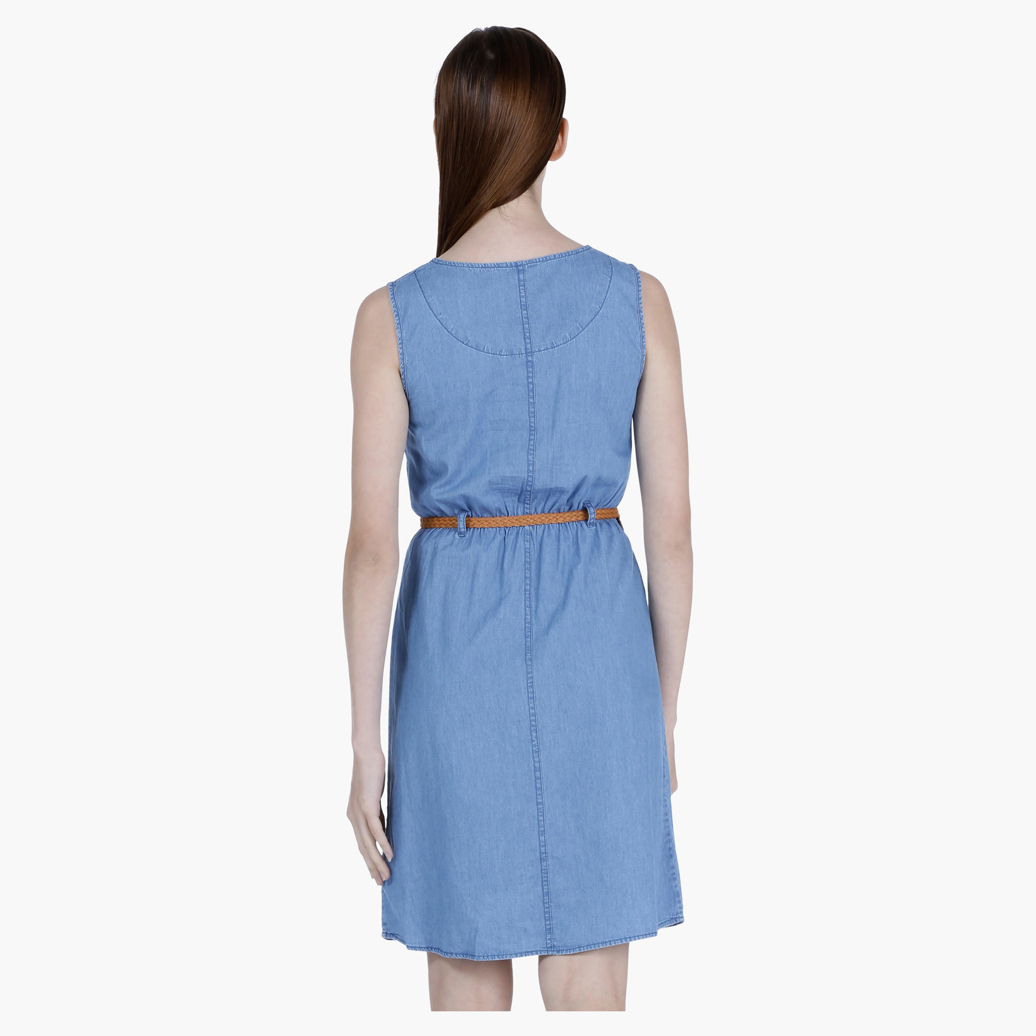 Sleeveless Denim Midi Dress-women-clothing-dresses-image-2