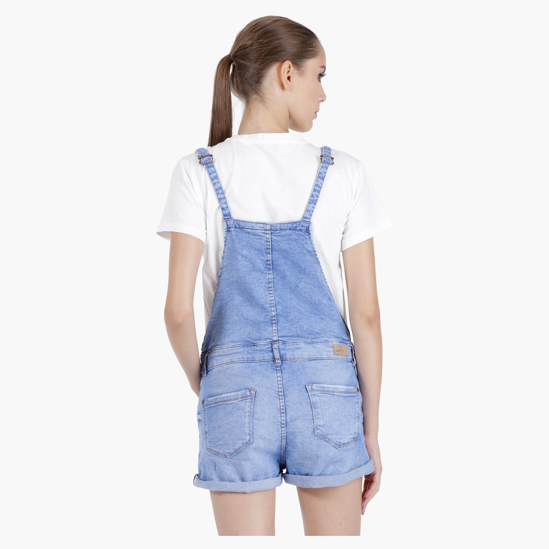 Denim Dungaree Shorts in Regular Fit-women-clothing-jumpsuits-image-4