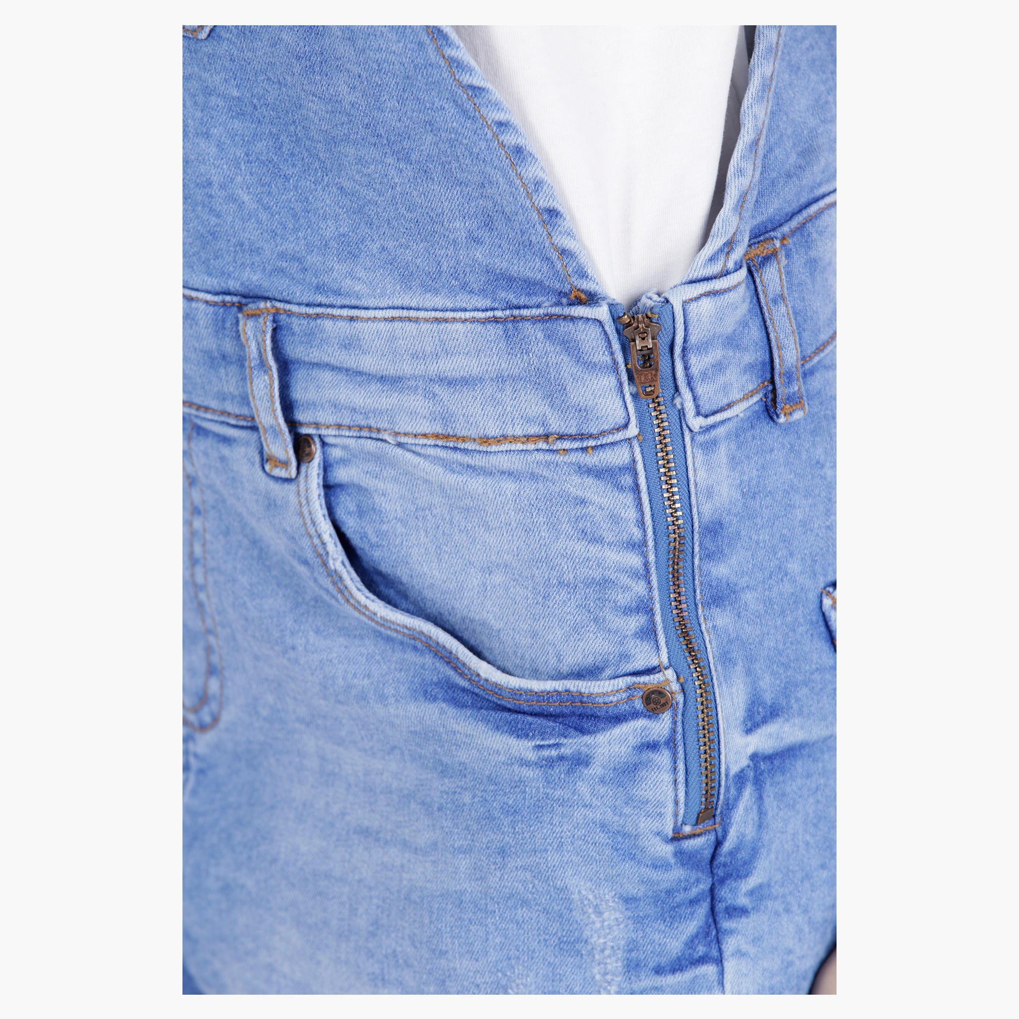Denim Dungaree Shorts in Regular Fit-women-clothing-jumpsuits-image-2