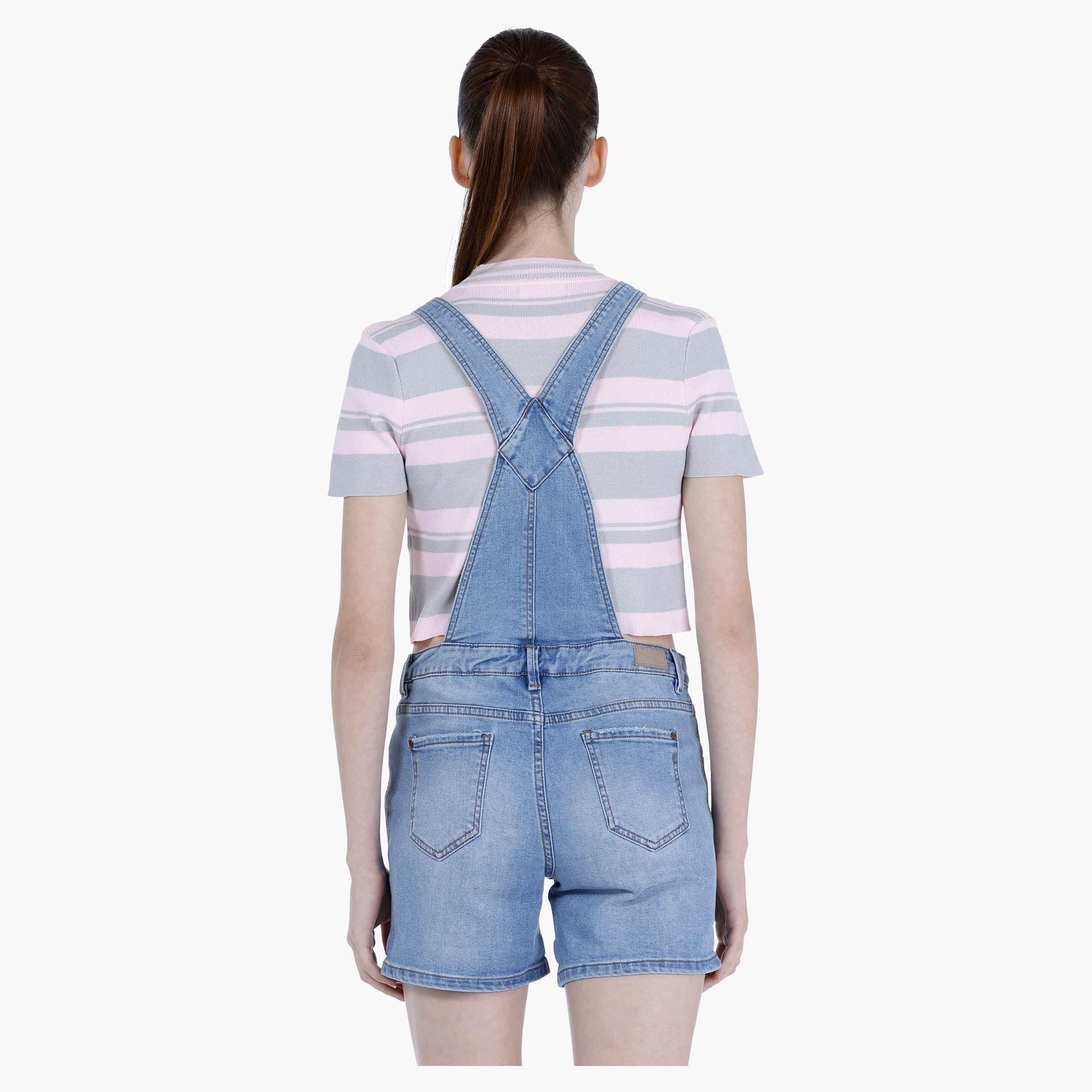 Basic Denim Dungarees-women-clothing-jumpsuits-image-2
