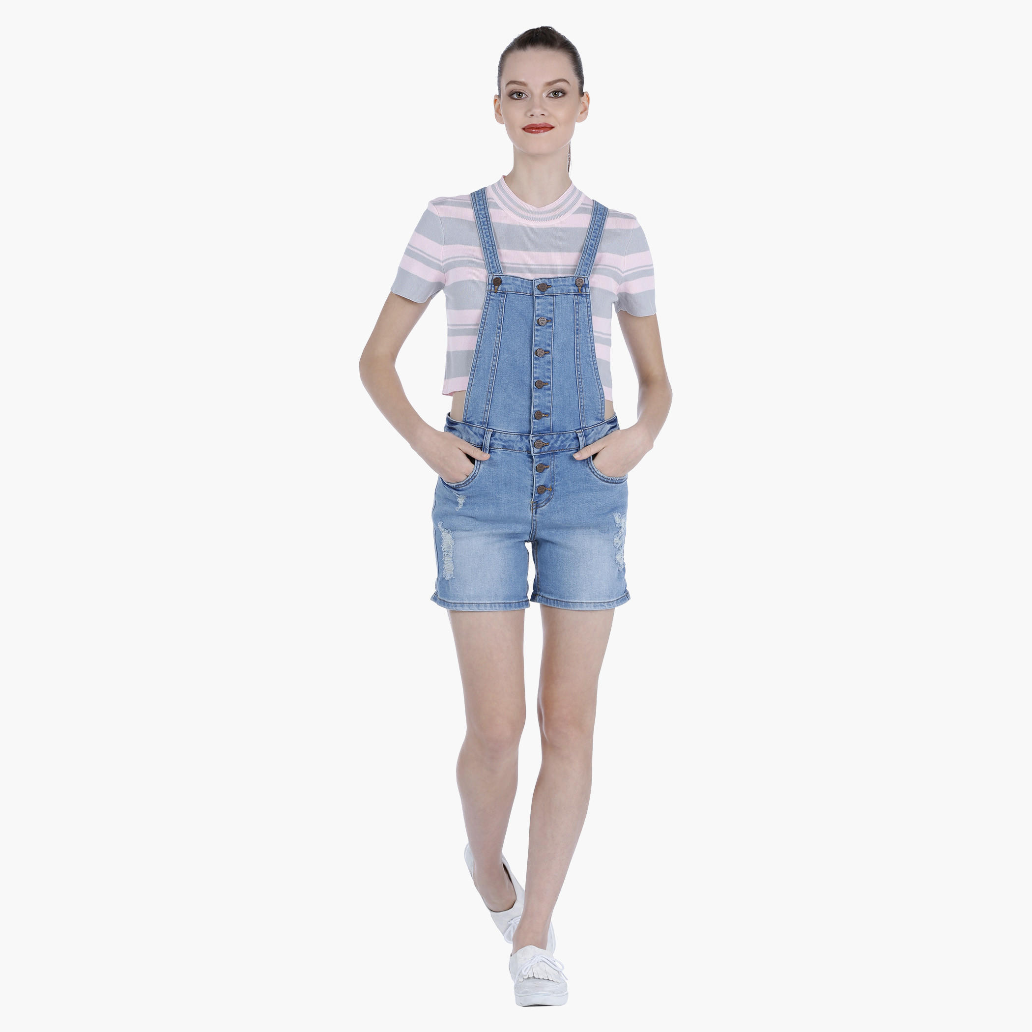Basic Denim Dungarees-women-clothing-jumpsuits-image-5