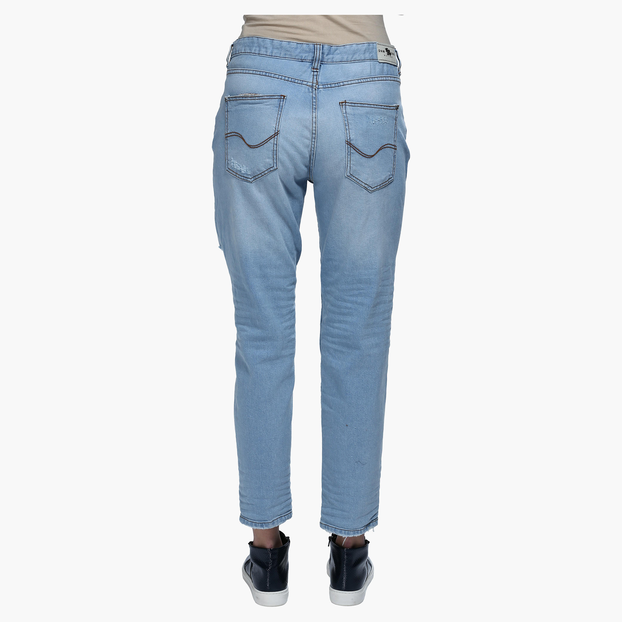 Distressed Jeans with Button Closure-women-clothing-bottoms-jeans-image-4