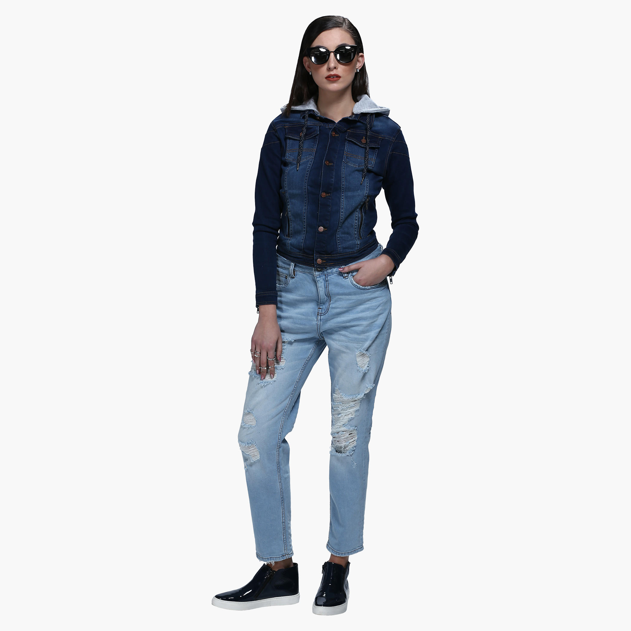 Distressed Jeans with Button Closure-women-clothing-bottoms-jeans-image-1