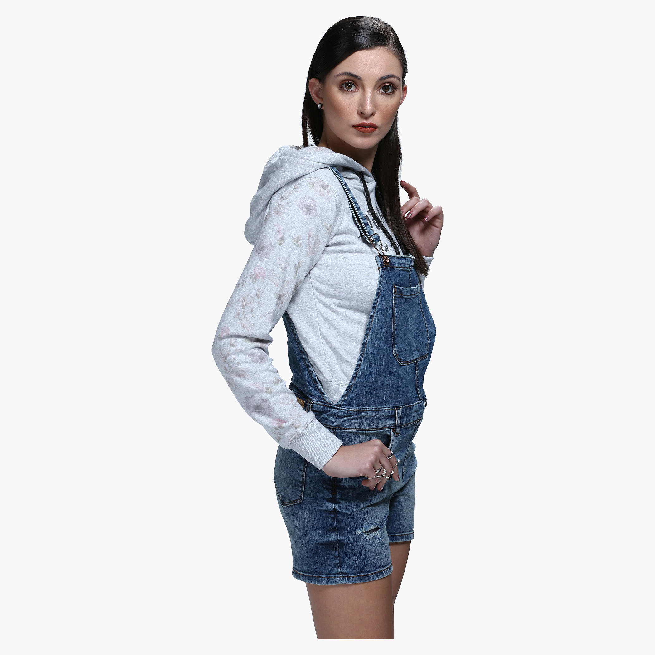 Dungaree with Front Pockets and Belt Loops-women-clothing-jumpsuits-image-3
