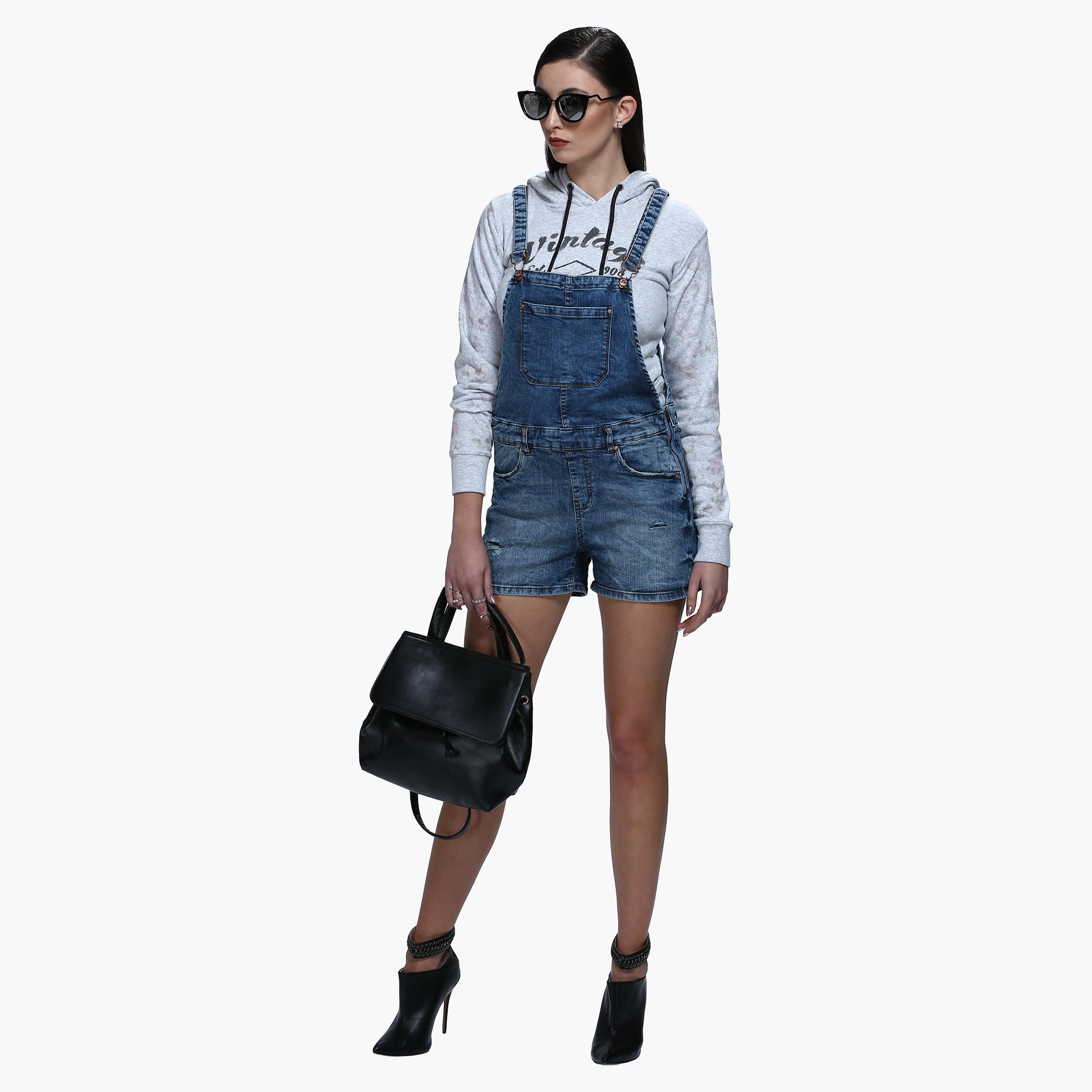 Dungaree with Front Pockets and Belt Loops-women-clothing-jumpsuits-image-5