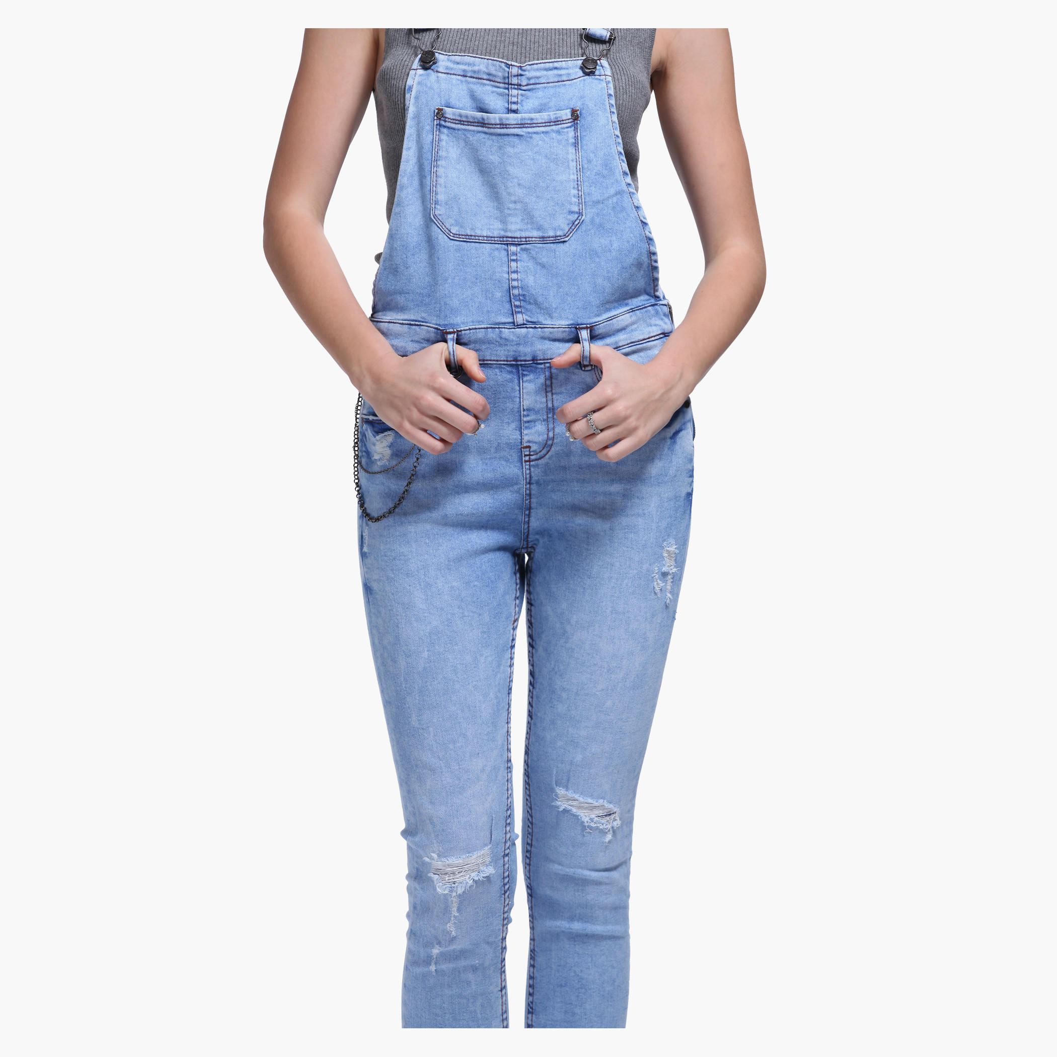 Full Length Dungree in Denim Finish-women-clothing-bottoms-jeans-image-4
