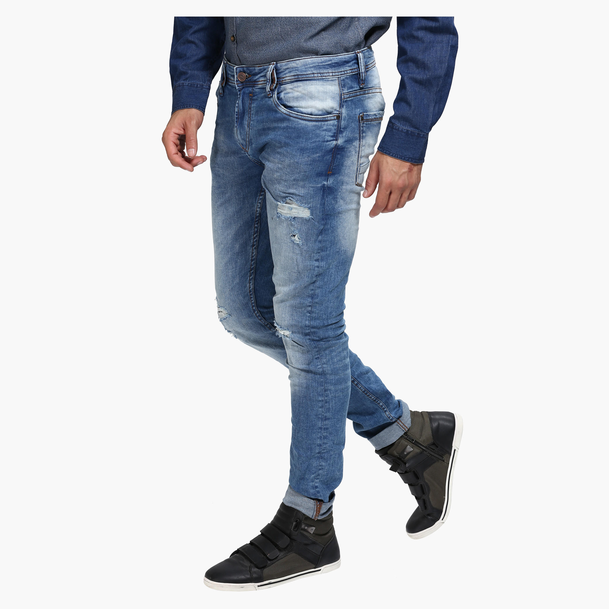 Full Length Torn Jeans in Slim Fit-men-clothing-bottoms-jeans-image-3