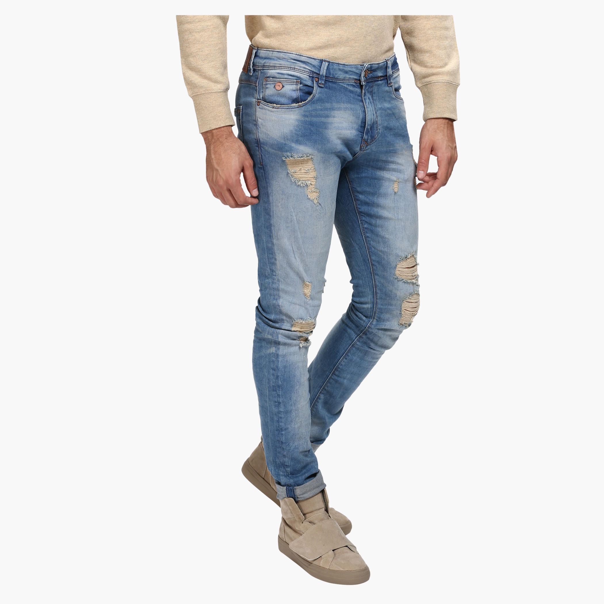 Full Length Torn Jeans in Slim Fit-men-clothing-bottoms-jeans-image-3