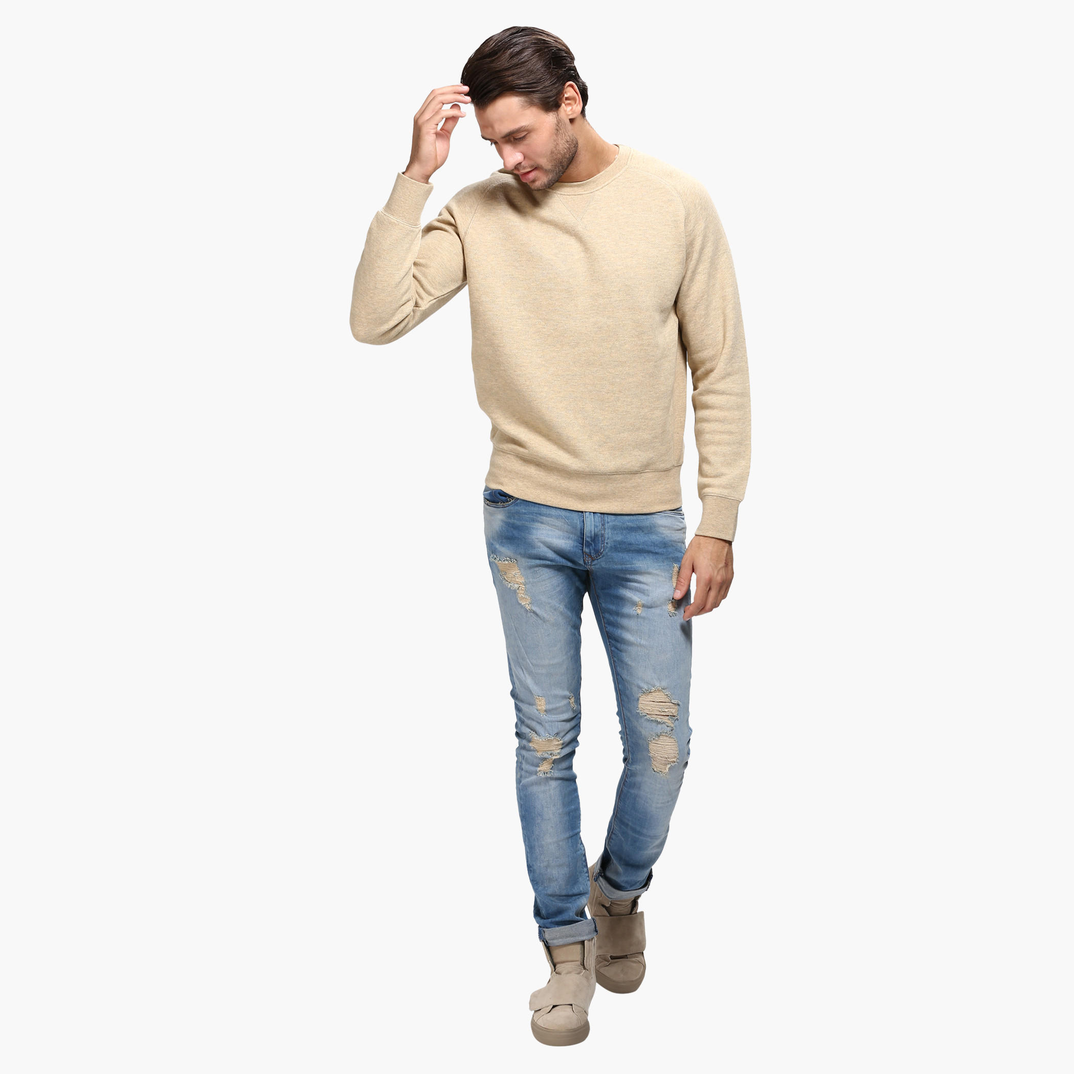 Full Length Torn Jeans in Slim Fit-men-clothing-bottoms-jeans-image-5
