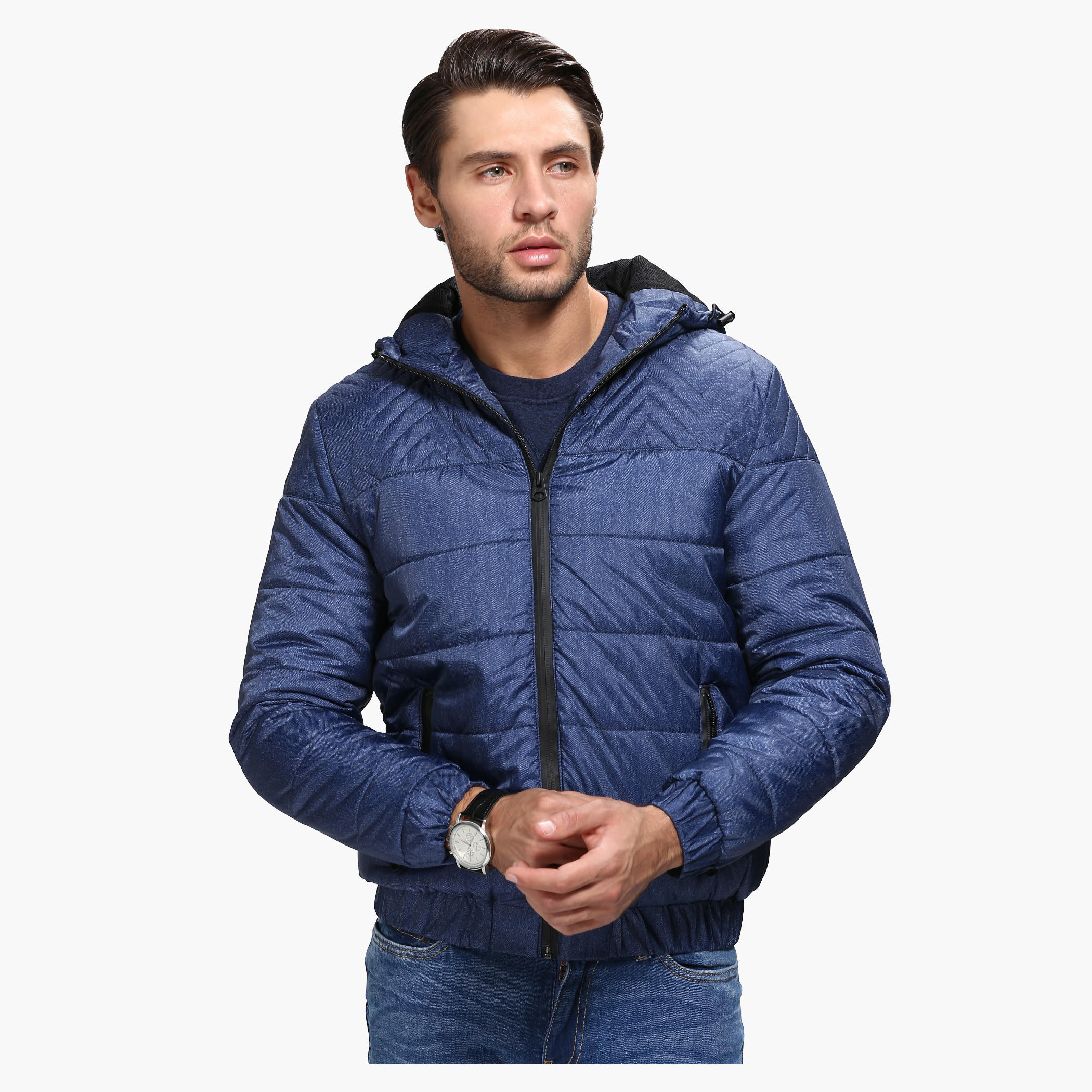Puffa Jacket with Hood and Long Sleeves-men-clothing-jacketsandblazers-jackets-image-5