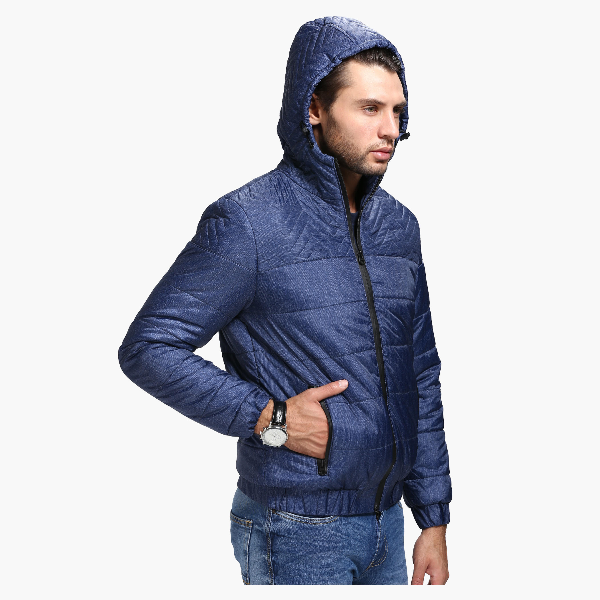 Puffa Jacket with Hood and Long Sleeves-men-clothing-jacketsandblazers-jackets-image-3