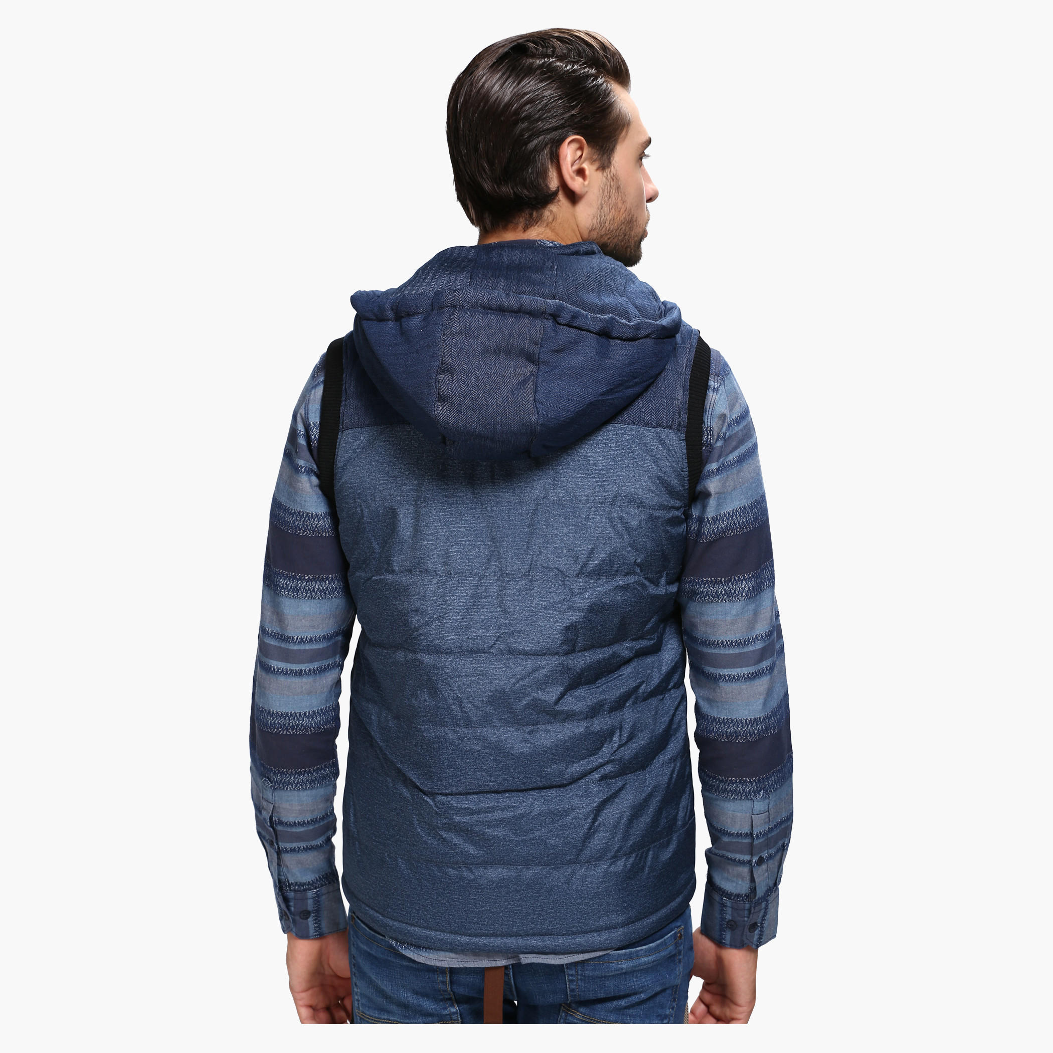 Sleeveless Jacket with Zip Detail and Hood-men-clothing-jacketsandblazers-jackets-image-2