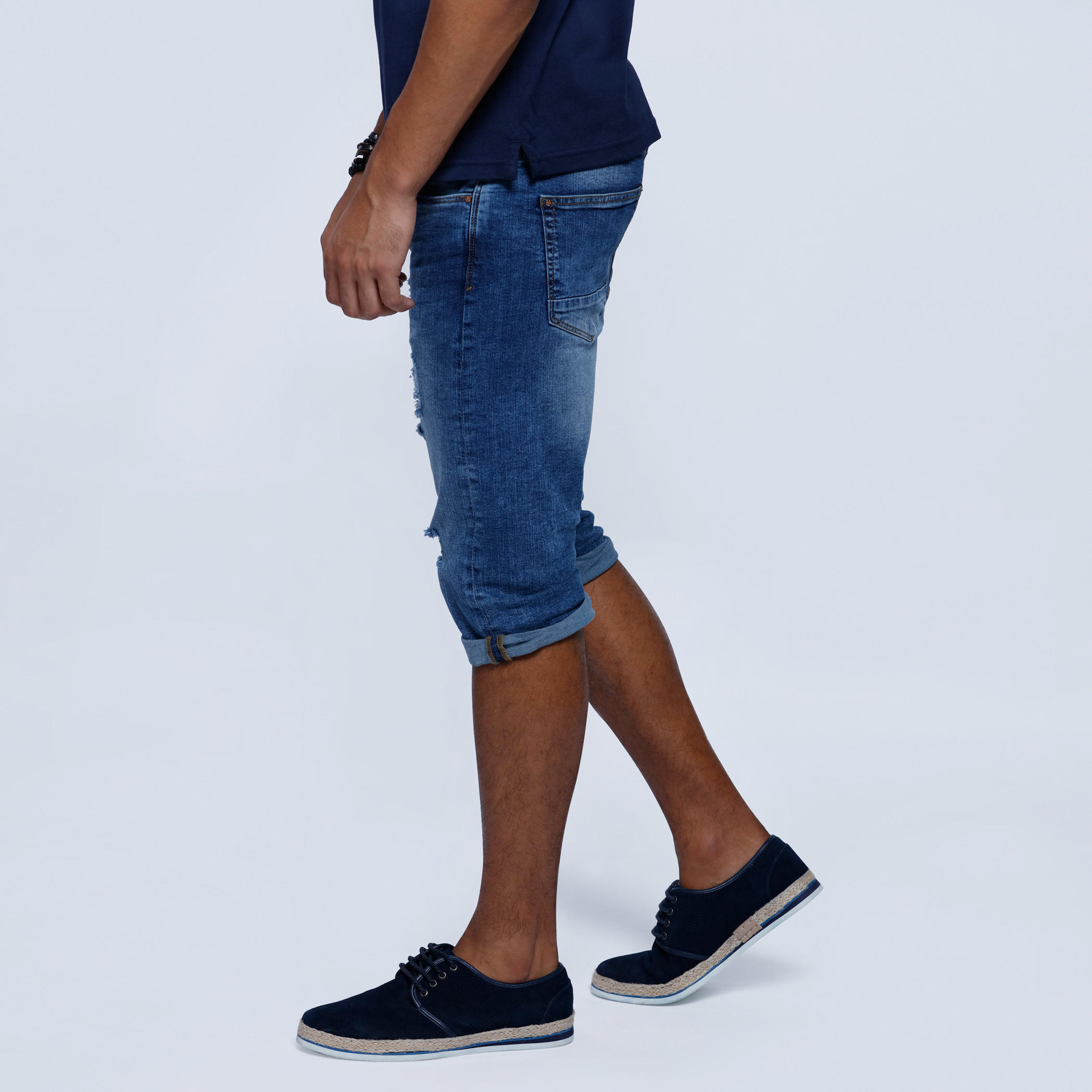 Denim Shorts in Regular Fit-men-clothing-bottoms-shorts-image-3