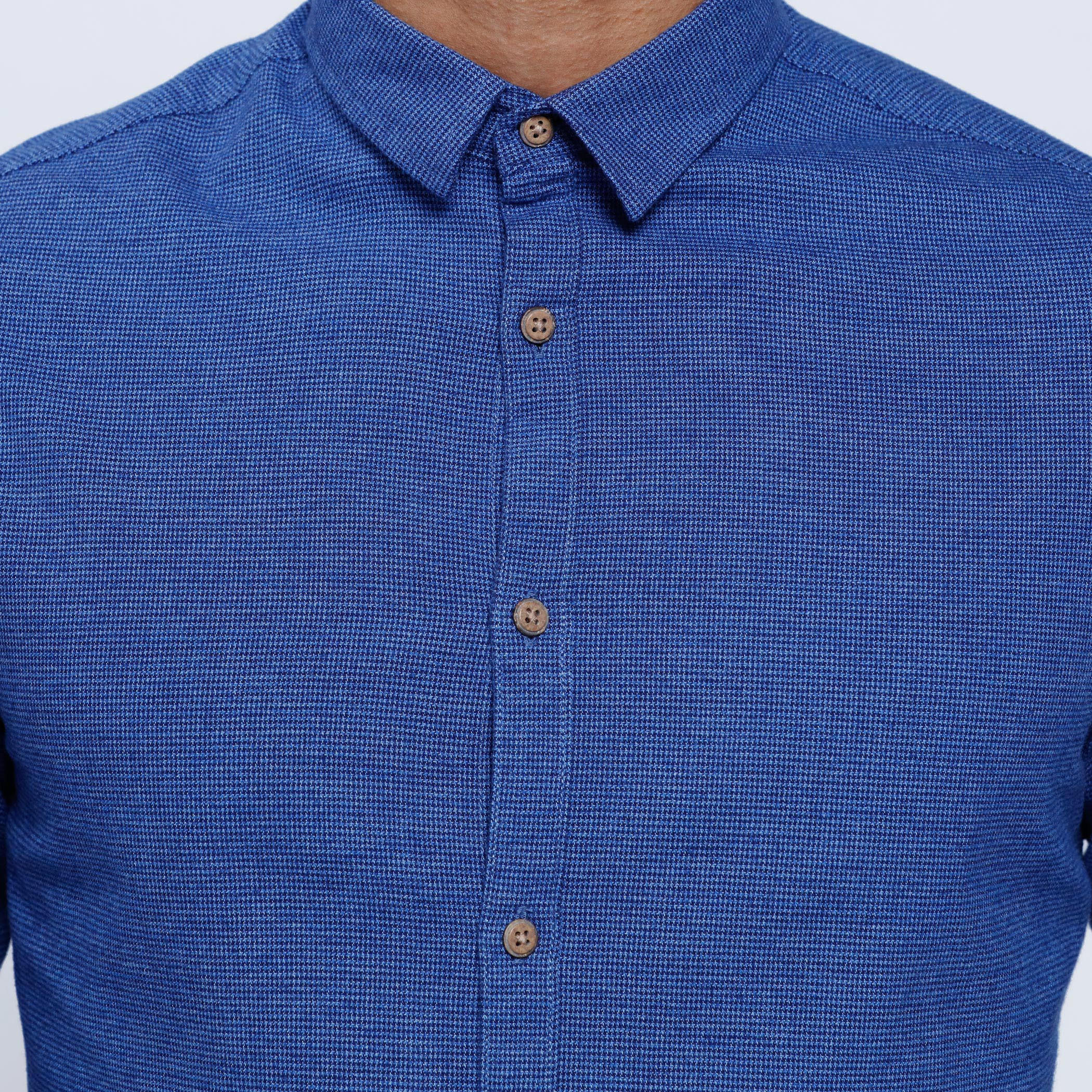 Textured Shirt with Long Sleeves-men-clothing-shirts-image-4