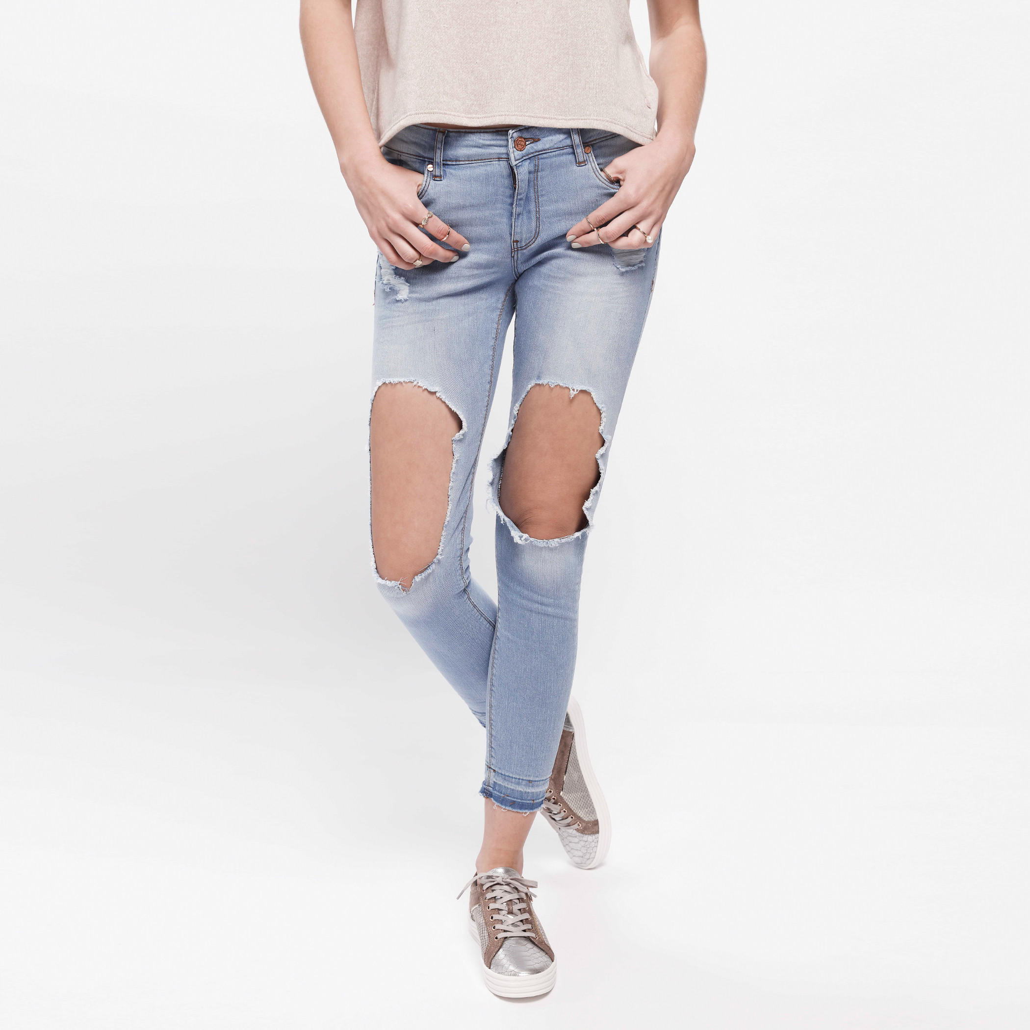 Full Length Distressed Jeans-women-clothing-bottoms-jeans-image-1