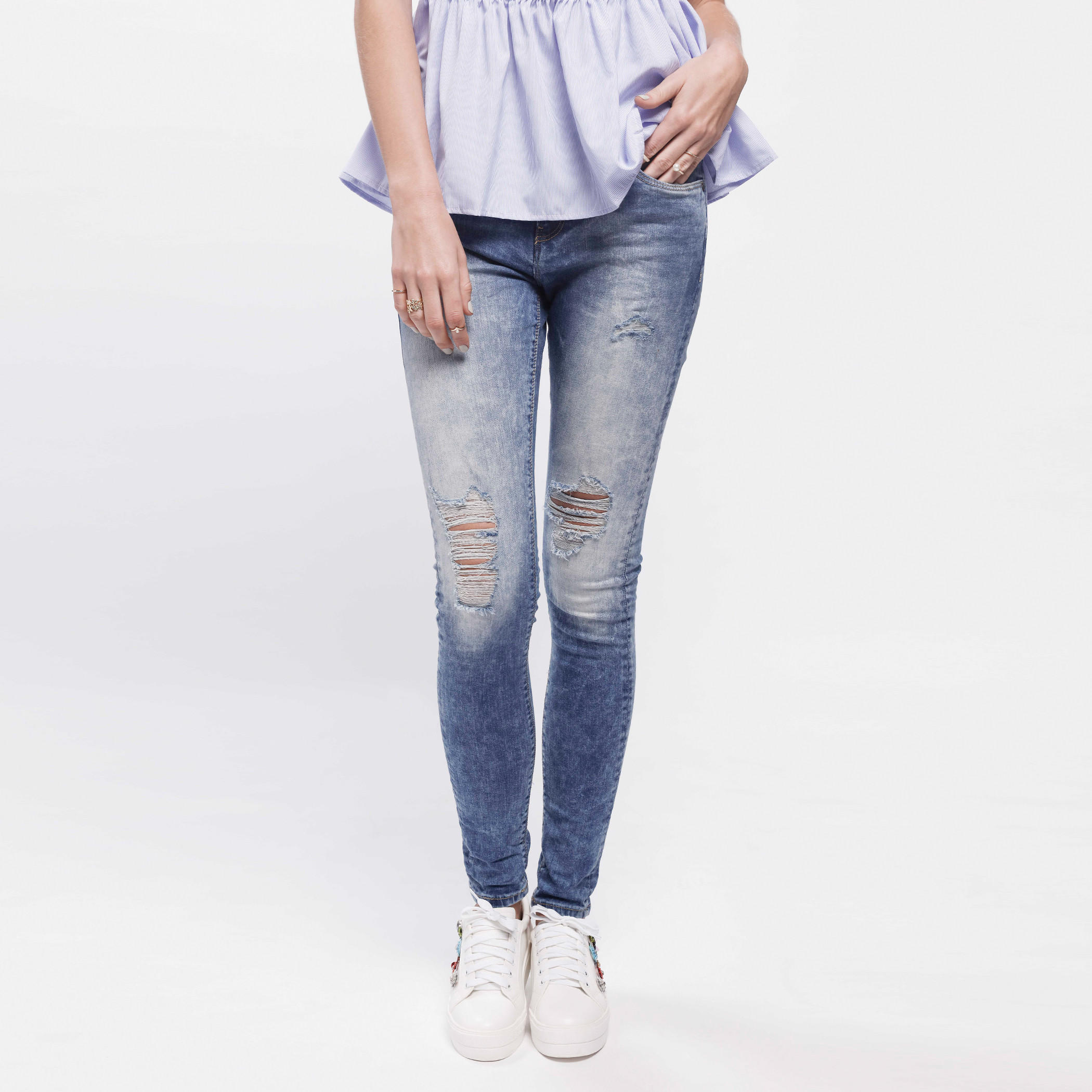 Full Length Distressed Jeans-women-clothing-bottoms-jeans-image-1