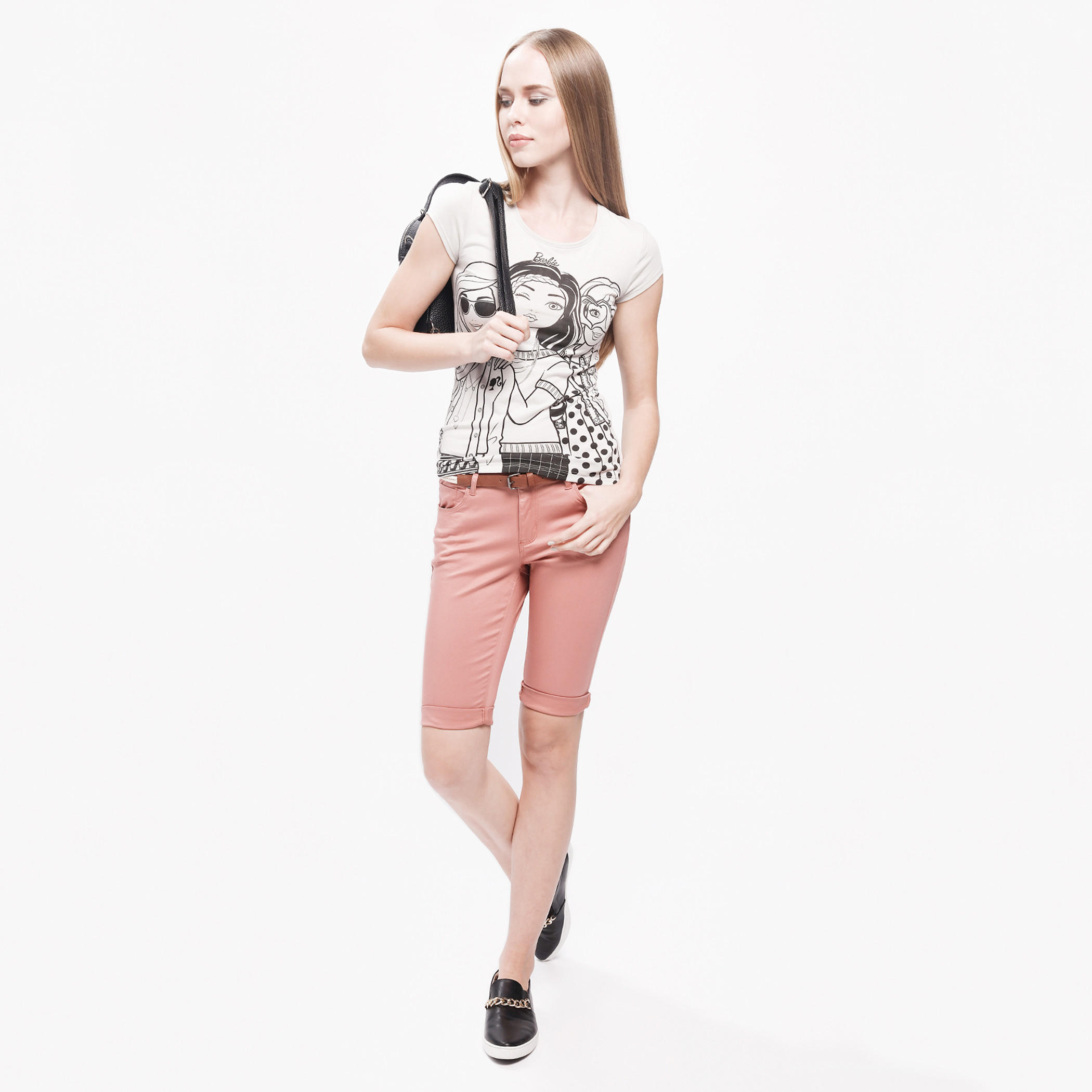 Cycling Shorts with Roll-Up Hem-women-clothing-bottoms-shorts-image-5