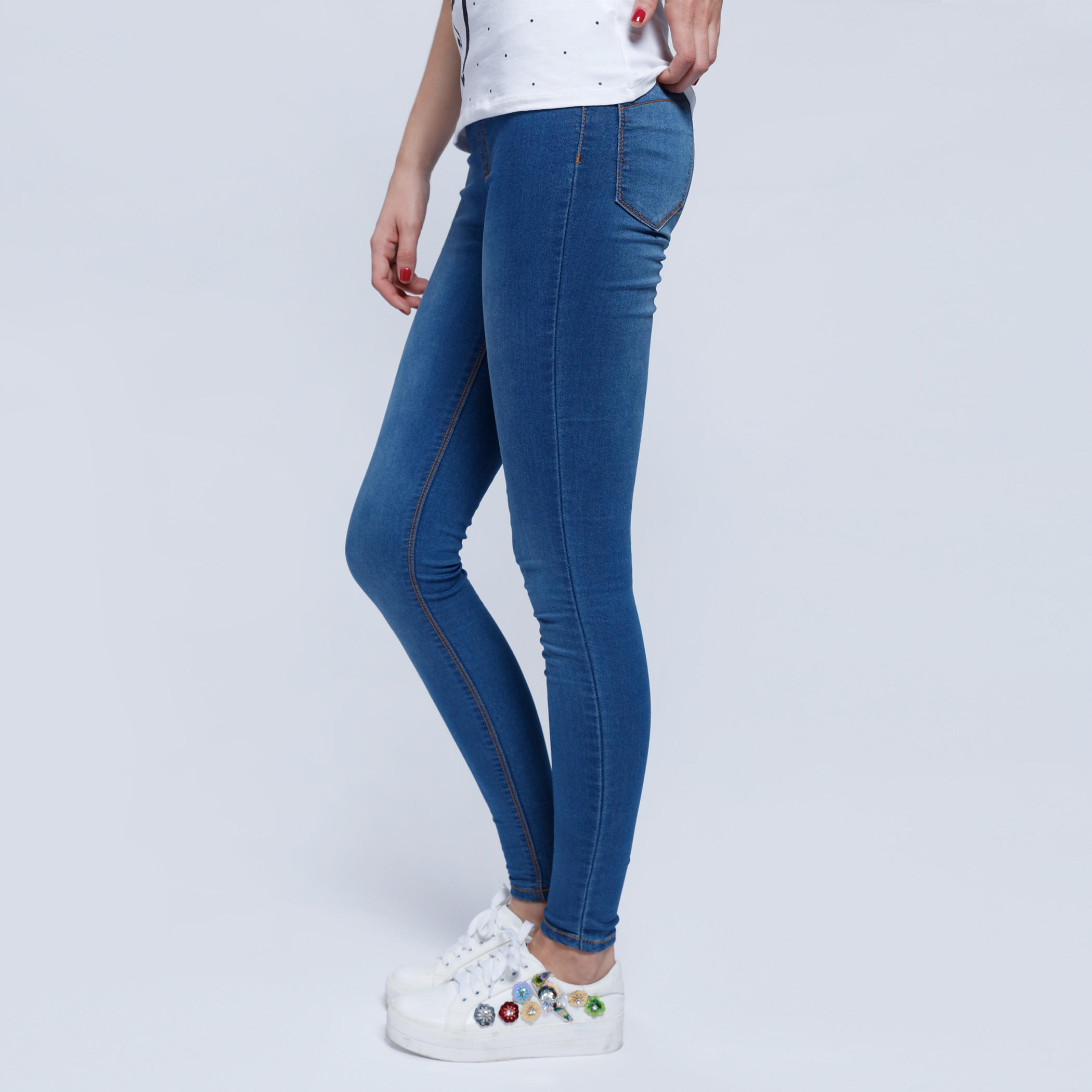 Full Length Jeggings with Elasticised Waistband-women-clothing-bottoms-leggings-image-3