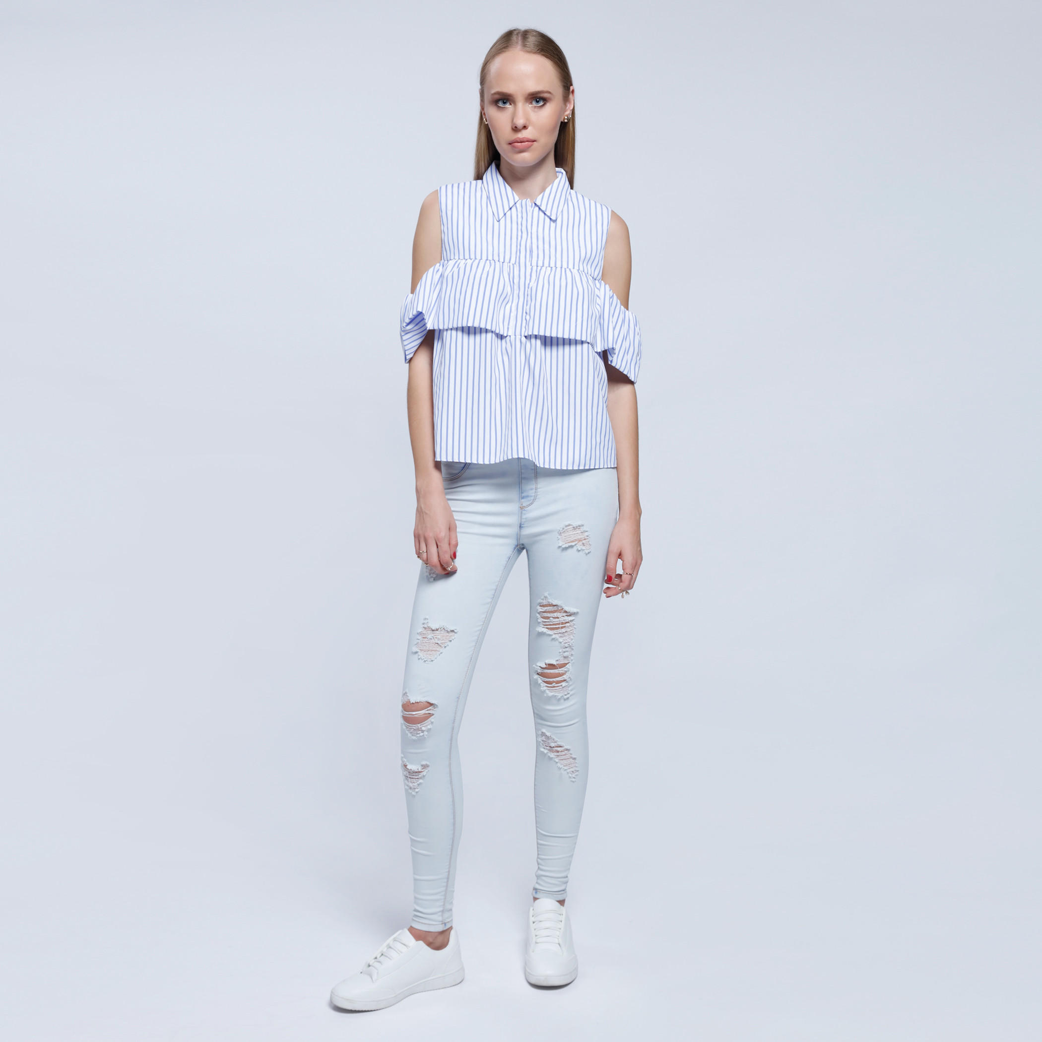Full Length Jeggings with Elasticised Waistband -women-clothing-bottoms-leggings-image-5