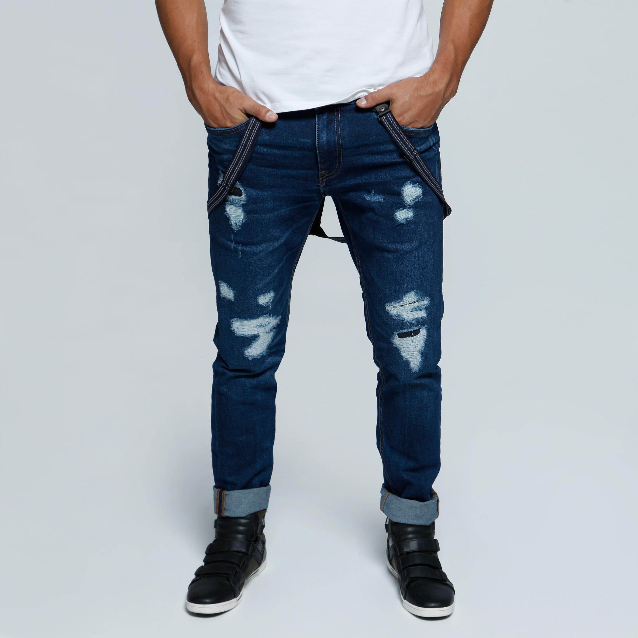 Denim Pants in Slim Fit-men-clothing-bottoms-jeans-image-1