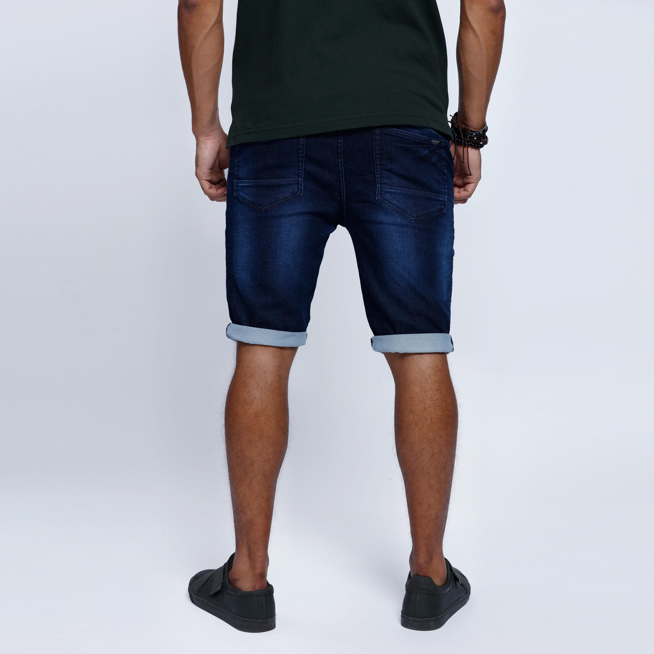 Denim Shorts in Regular Fit-men-clothing-bottoms-shorts-image-2