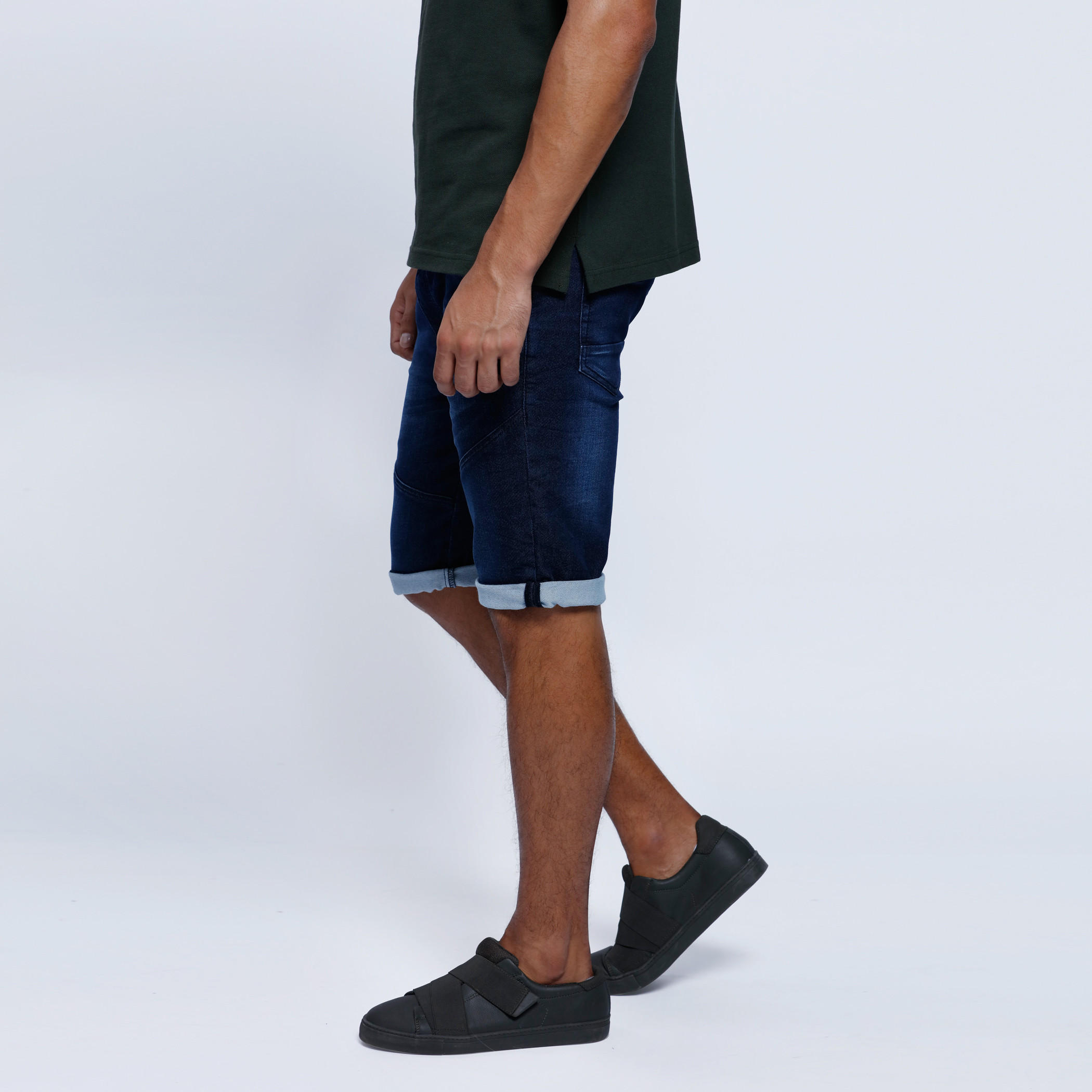 Denim Shorts in Regular Fit-men-clothing-bottoms-shorts-image-3
