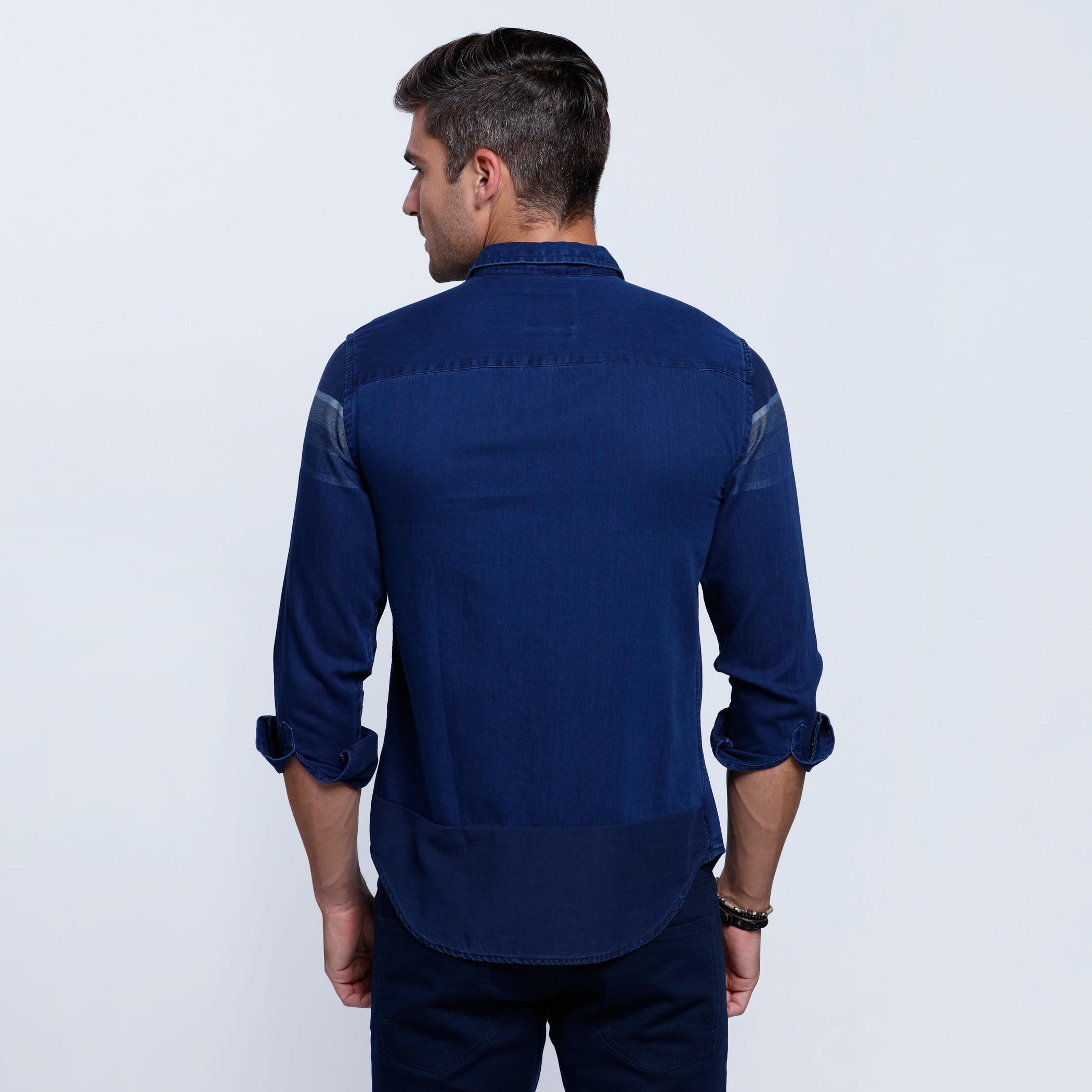 Denim Shirt with Long Sleeves-men-clothing-shirts-image-4