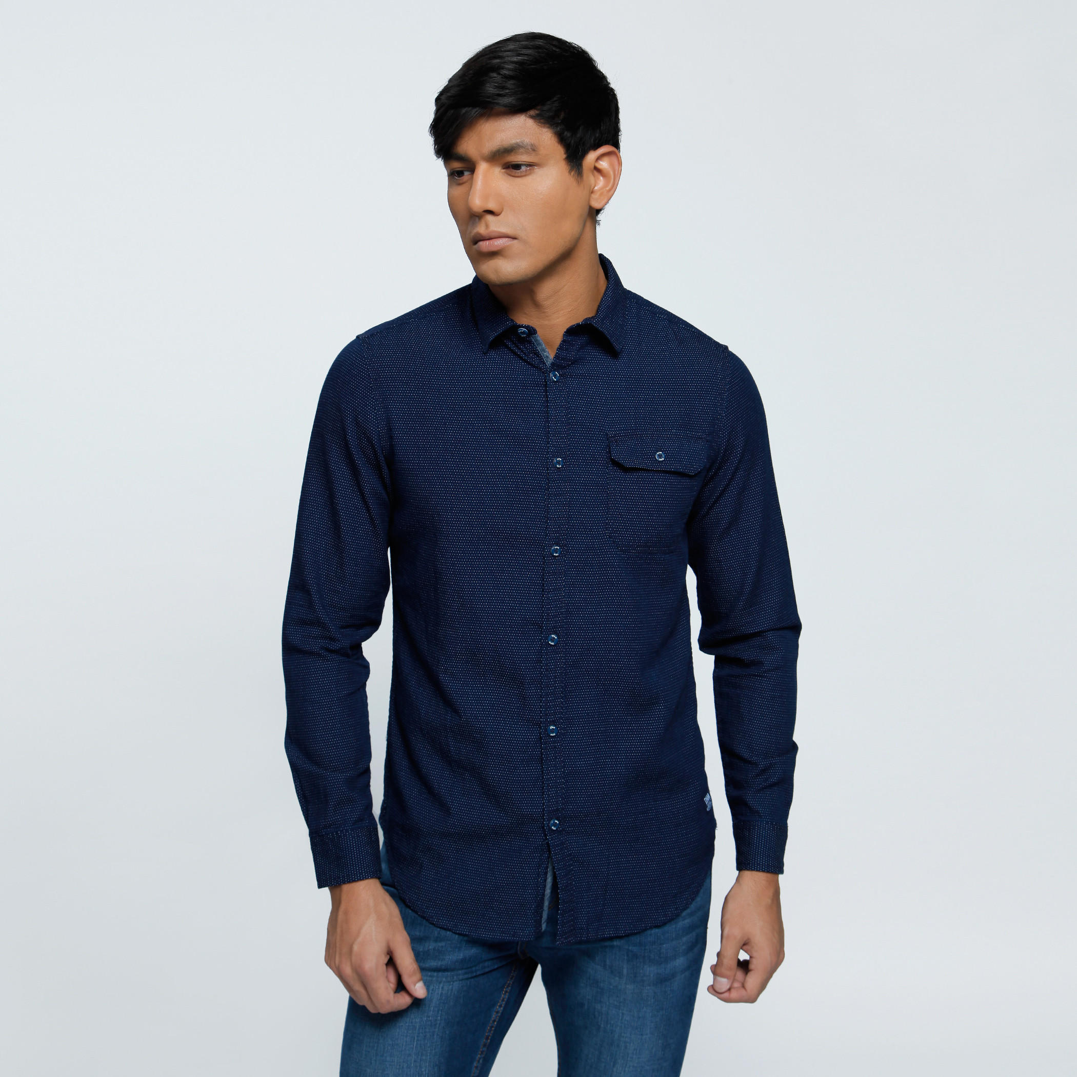 Printed Shirt with Long Sleeves-men-clothing-shirts-image-1