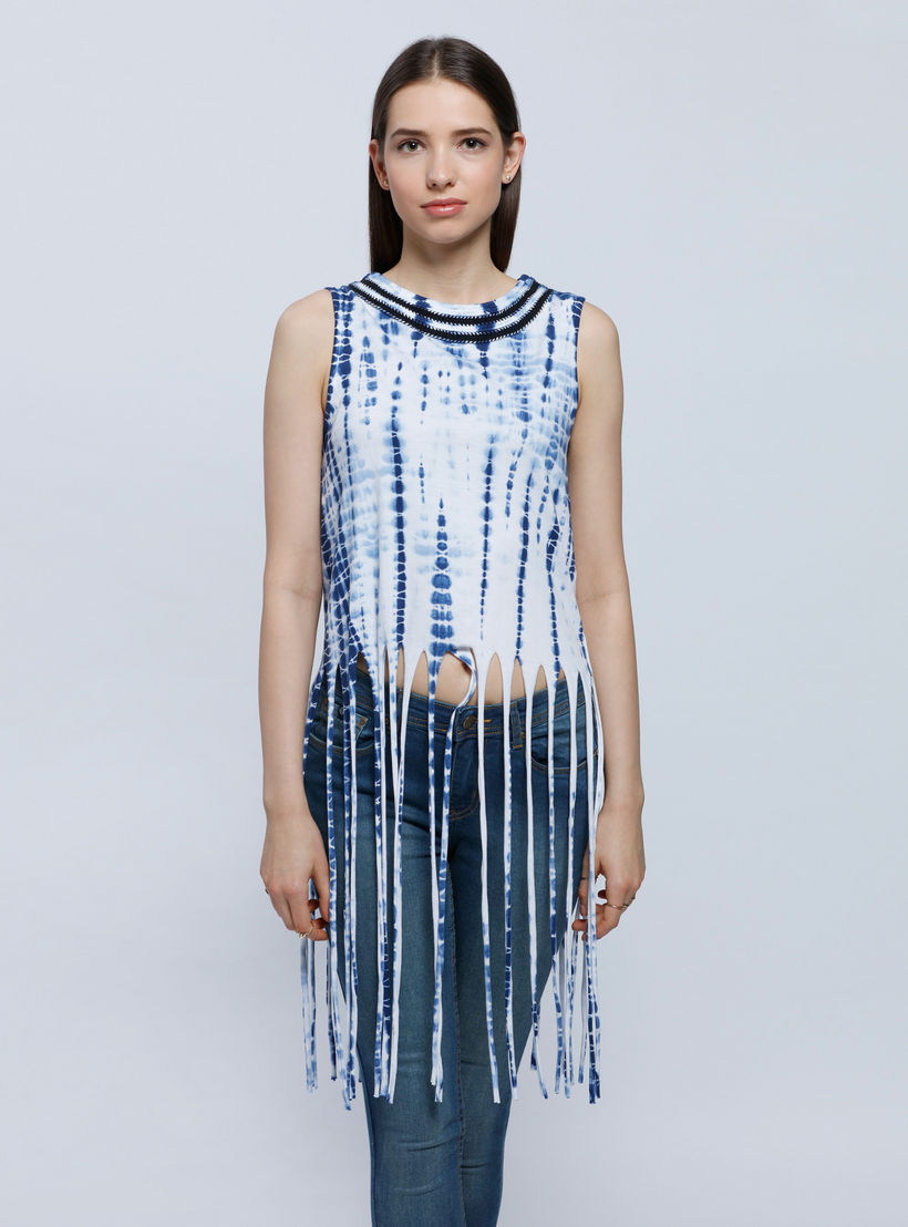 Sleeveless Knit Top with Fringe Hem-women-clothing-shirtsandblouses-blouses-image-5