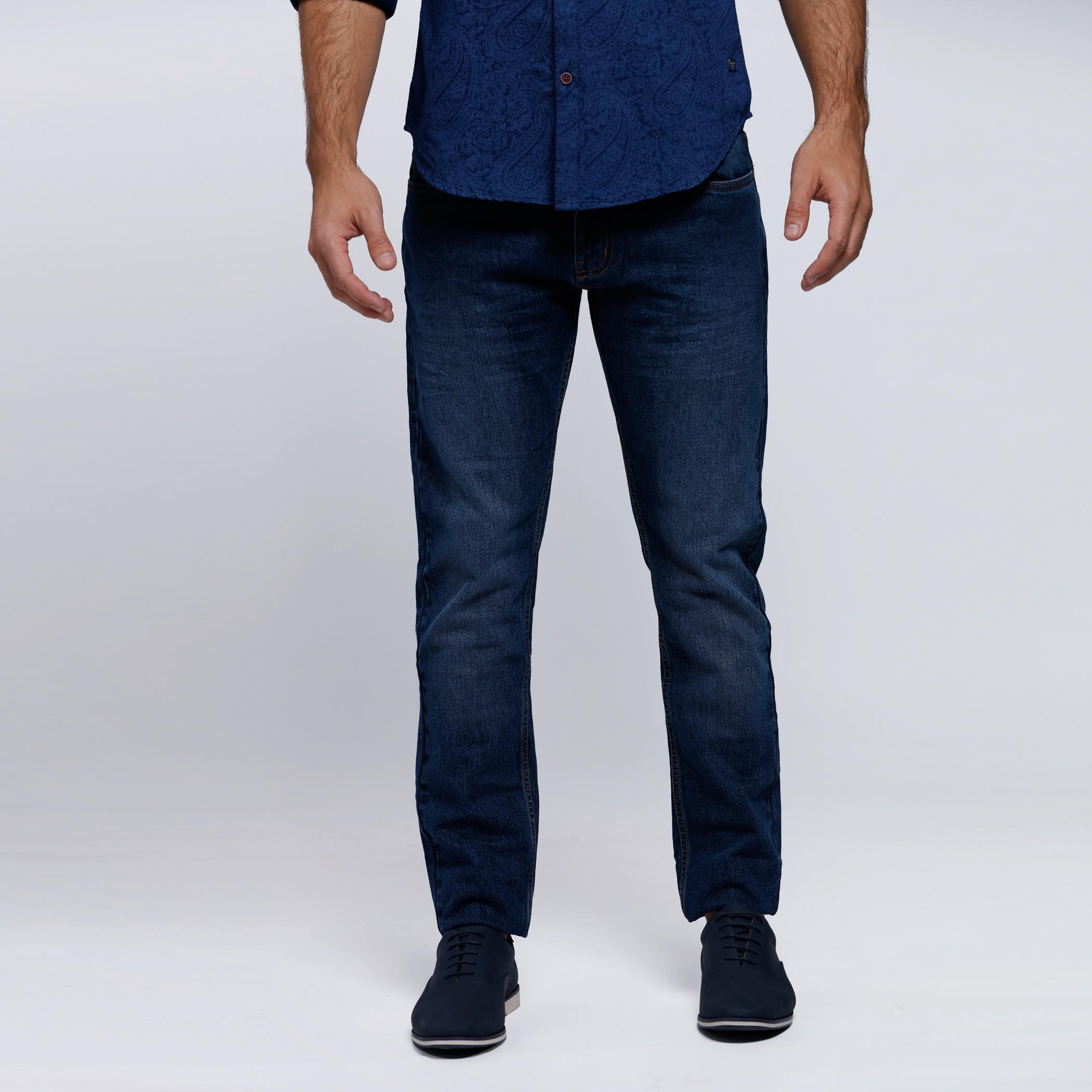 Full Length Jeans with Button Closure-men-clothing-bottoms-jeans-image-1