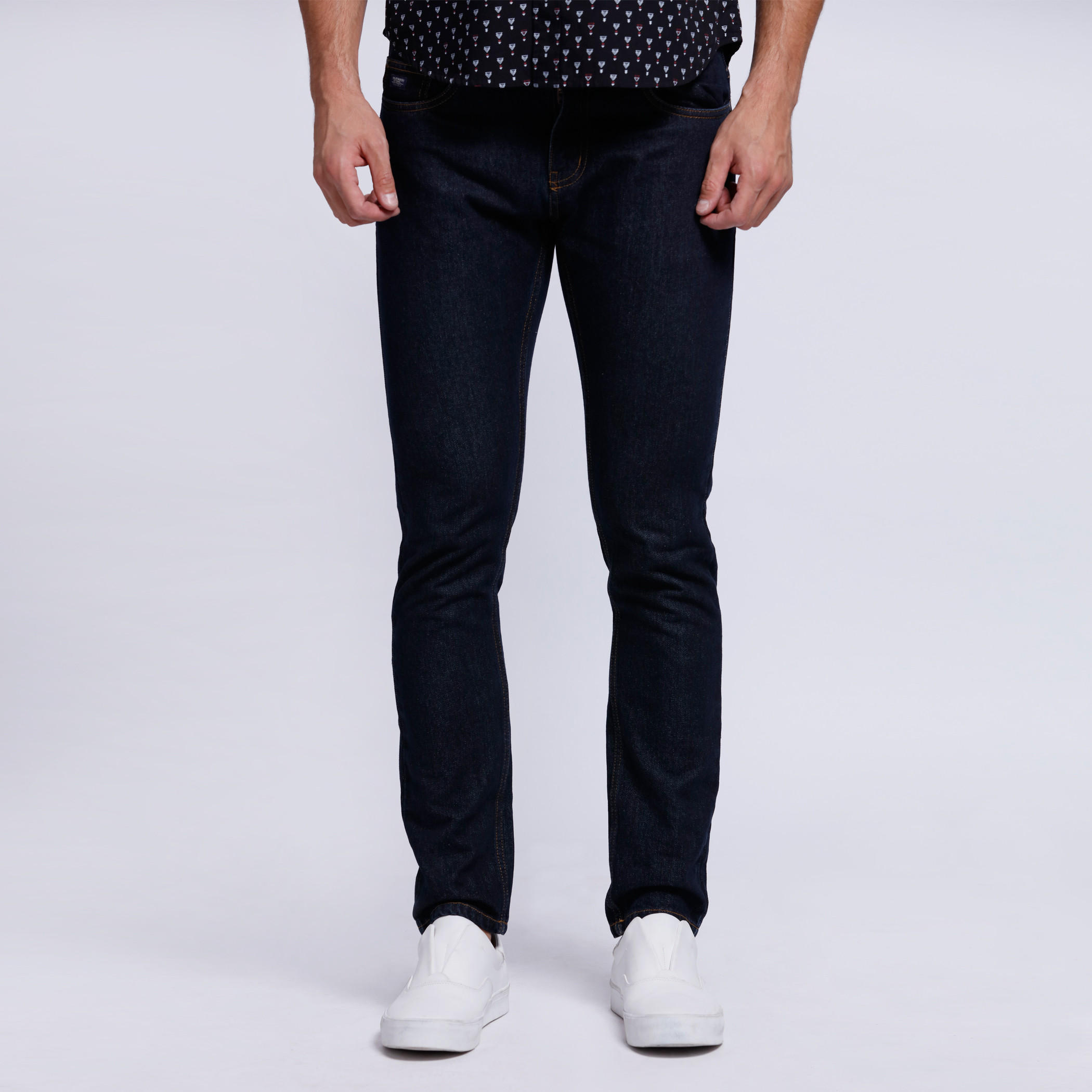 Printed Full Length Jeans with Button Closure-men-clothing-bottoms-jeans-image-5