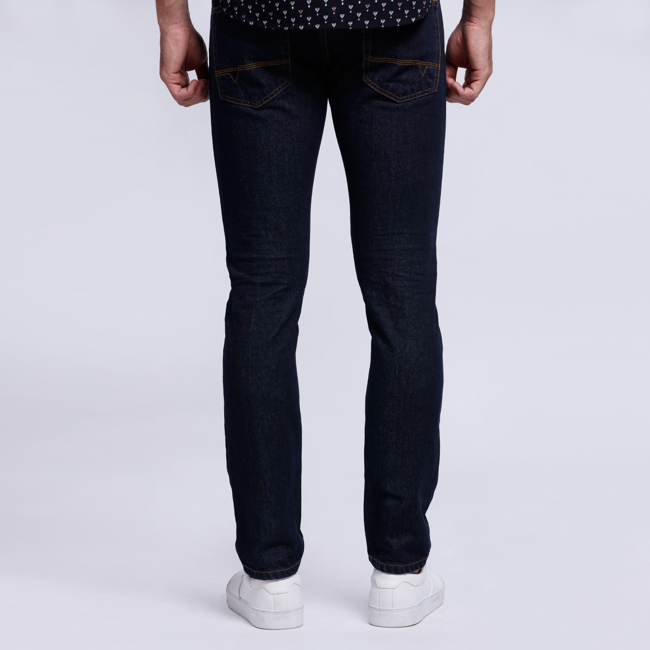 Printed Full Length Jeans with Button Closure-men-clothing-bottoms-jeans-image-4
