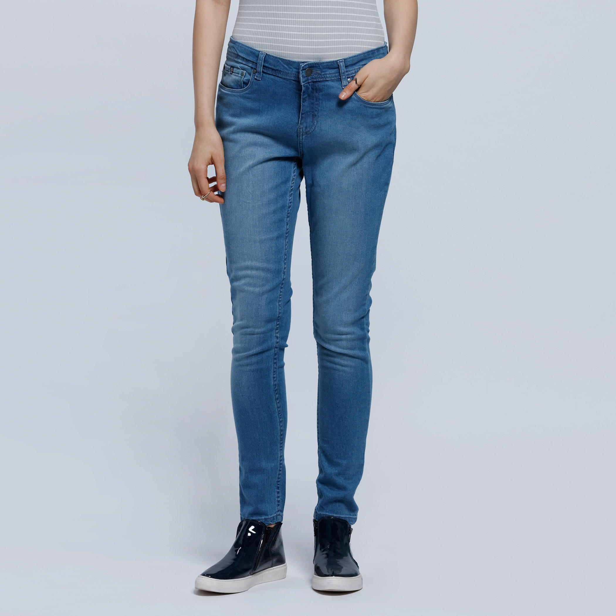 Full Length Stone Wash Jeans In Skinny Fit-women-clothing-bottoms-jeans-image-1