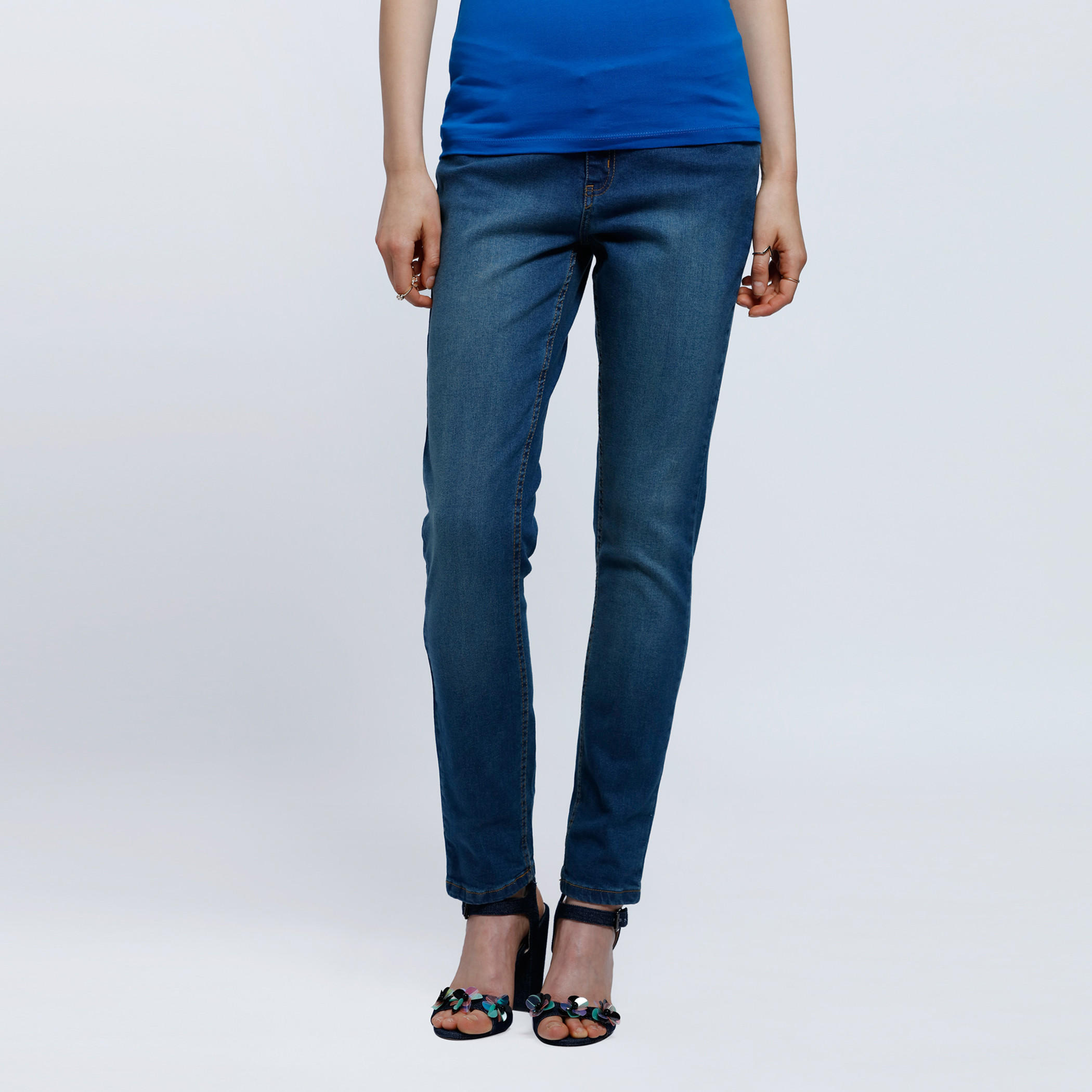 Full Length Stone Wash Jeans In Skinny Fit-women-clothing-bottoms-jeans-image-1
