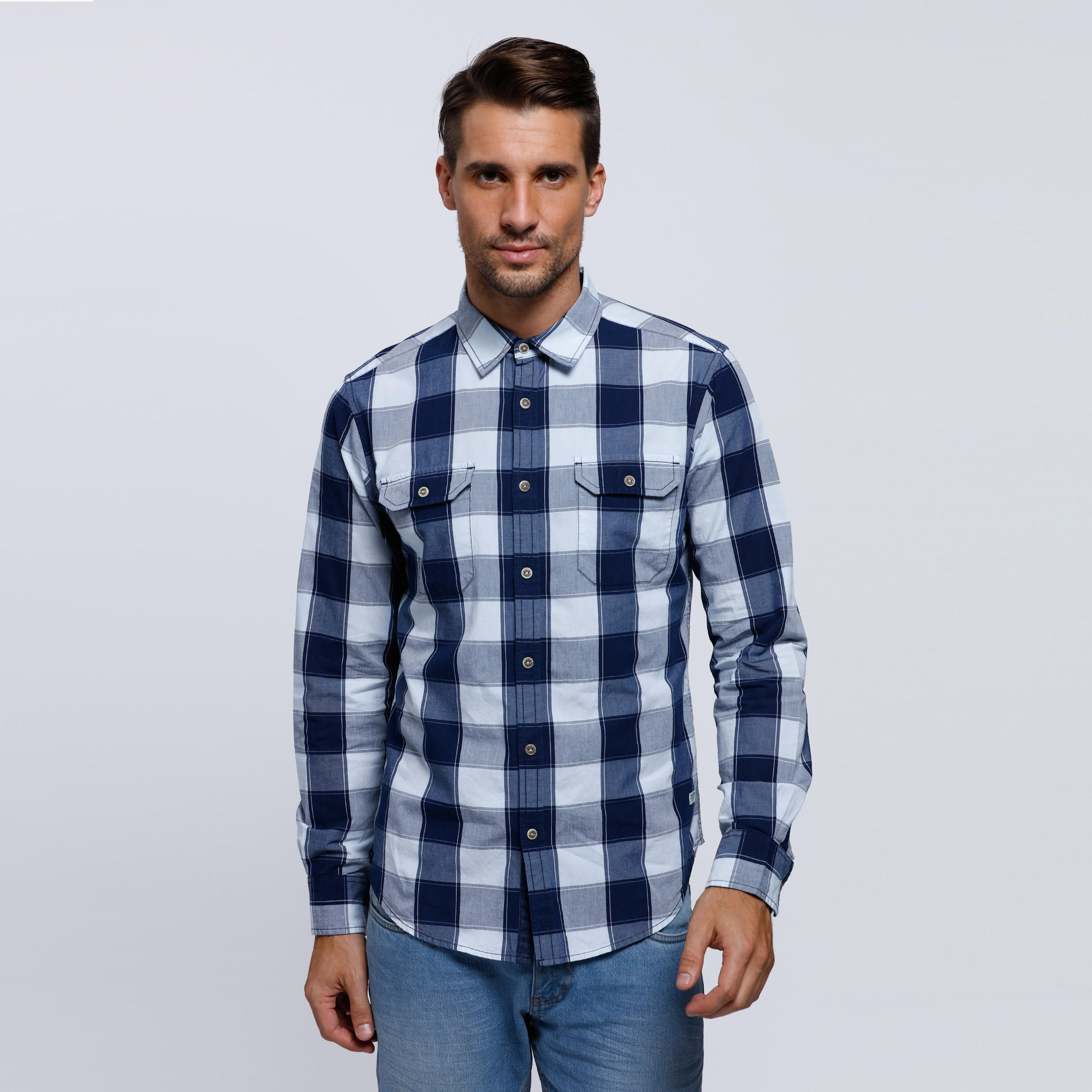 Chequered Long Sleeves Shirt-men-clothing-shirts-image-5