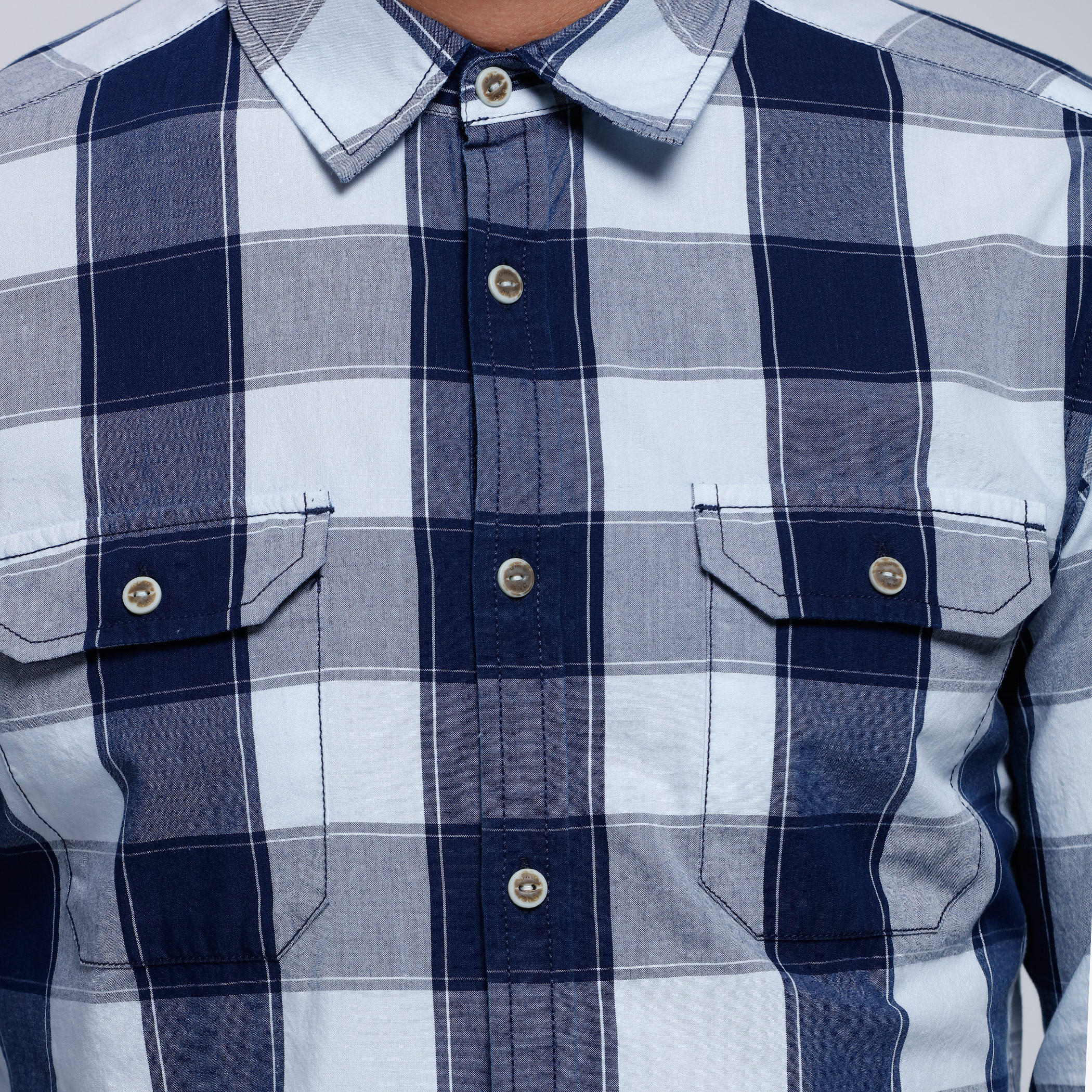 Chequered Long Sleeves Shirt-men-clothing-shirts-image-2