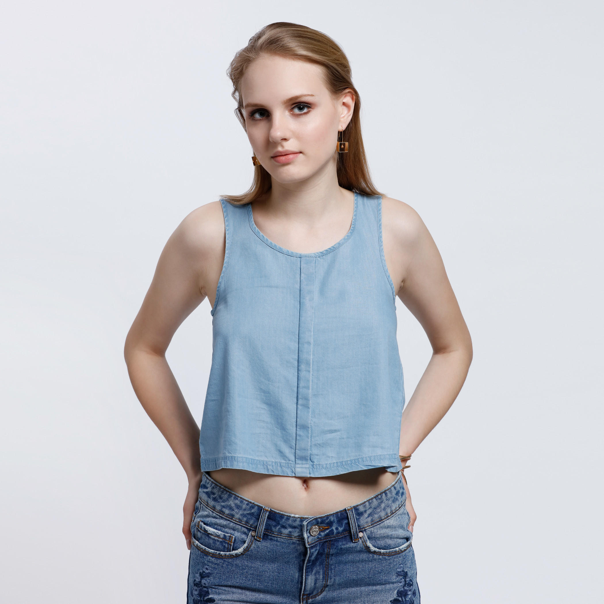Sleeveless Top with Round Neckline-women-clothing-shirtsandblouses-blouses-image-5