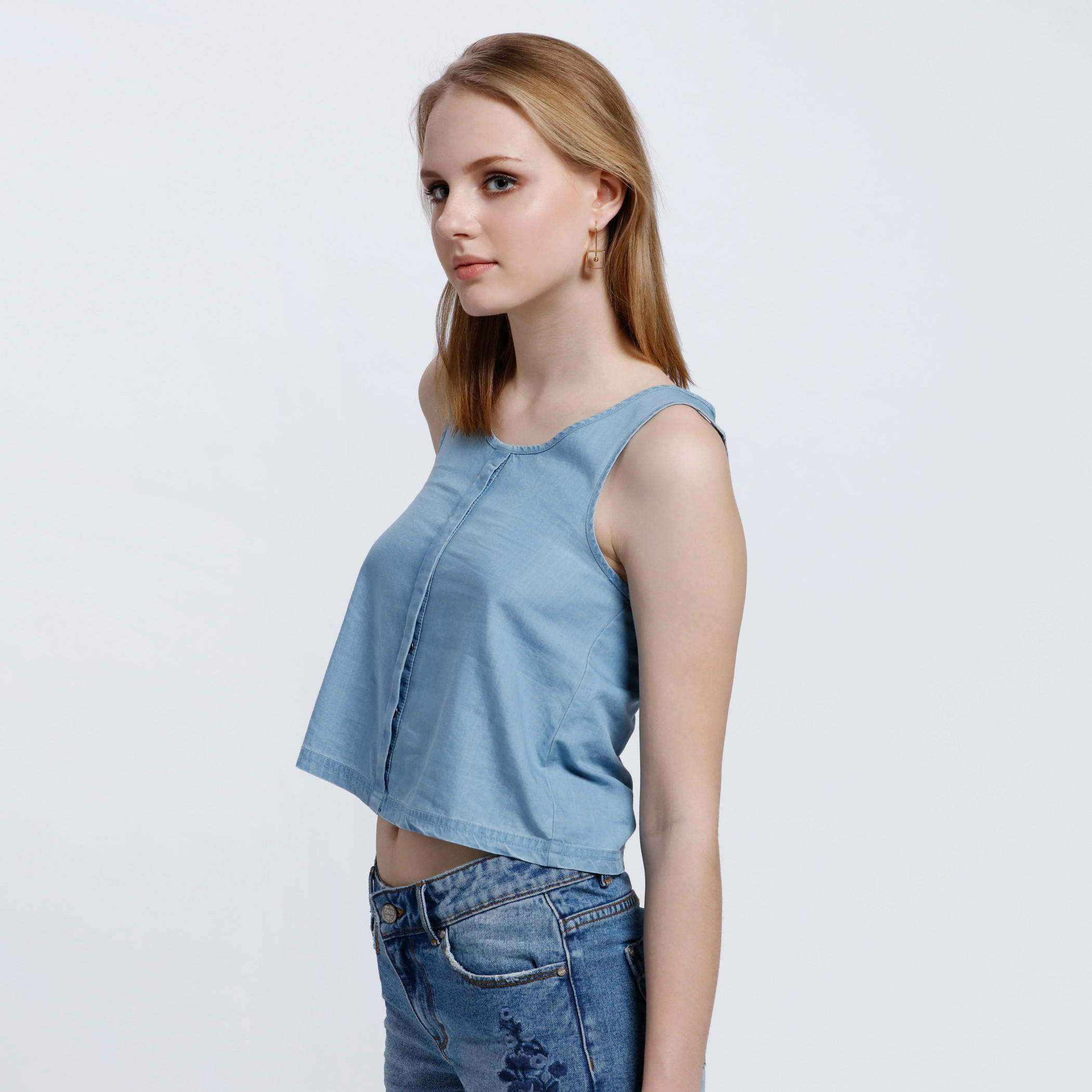 Sleeveless Top with Round Neckline-women-clothing-shirtsandblouses-blouses-image-3