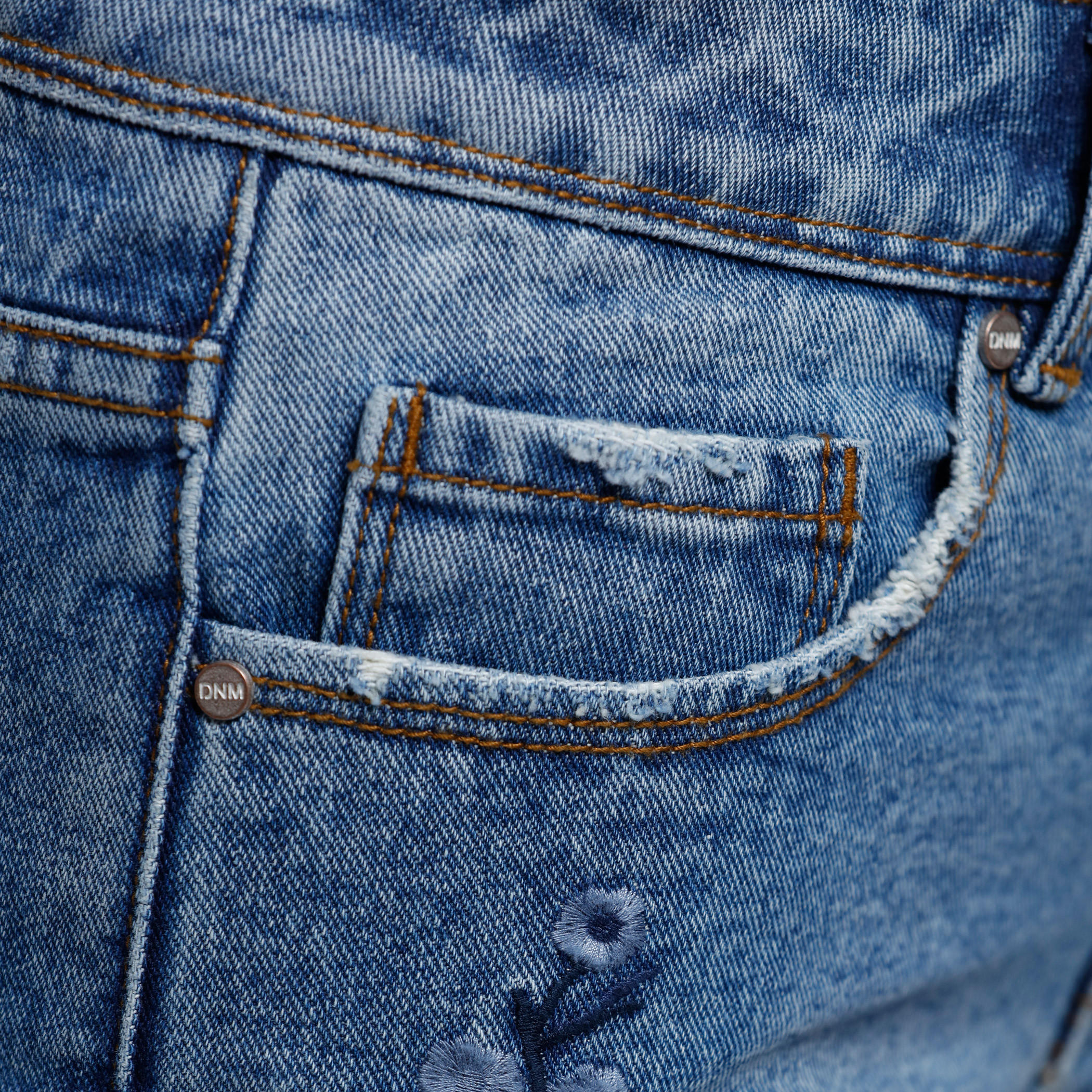 Denim Shorts with Button Closure-women-clothing-bottoms-shorts-image-4