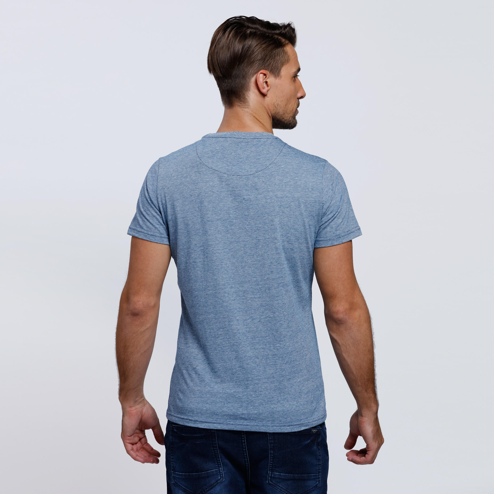 Short Sleeves T-Shirt with Round Neckline-men-clothing-tshirtsandpolos-tshirts-image-2