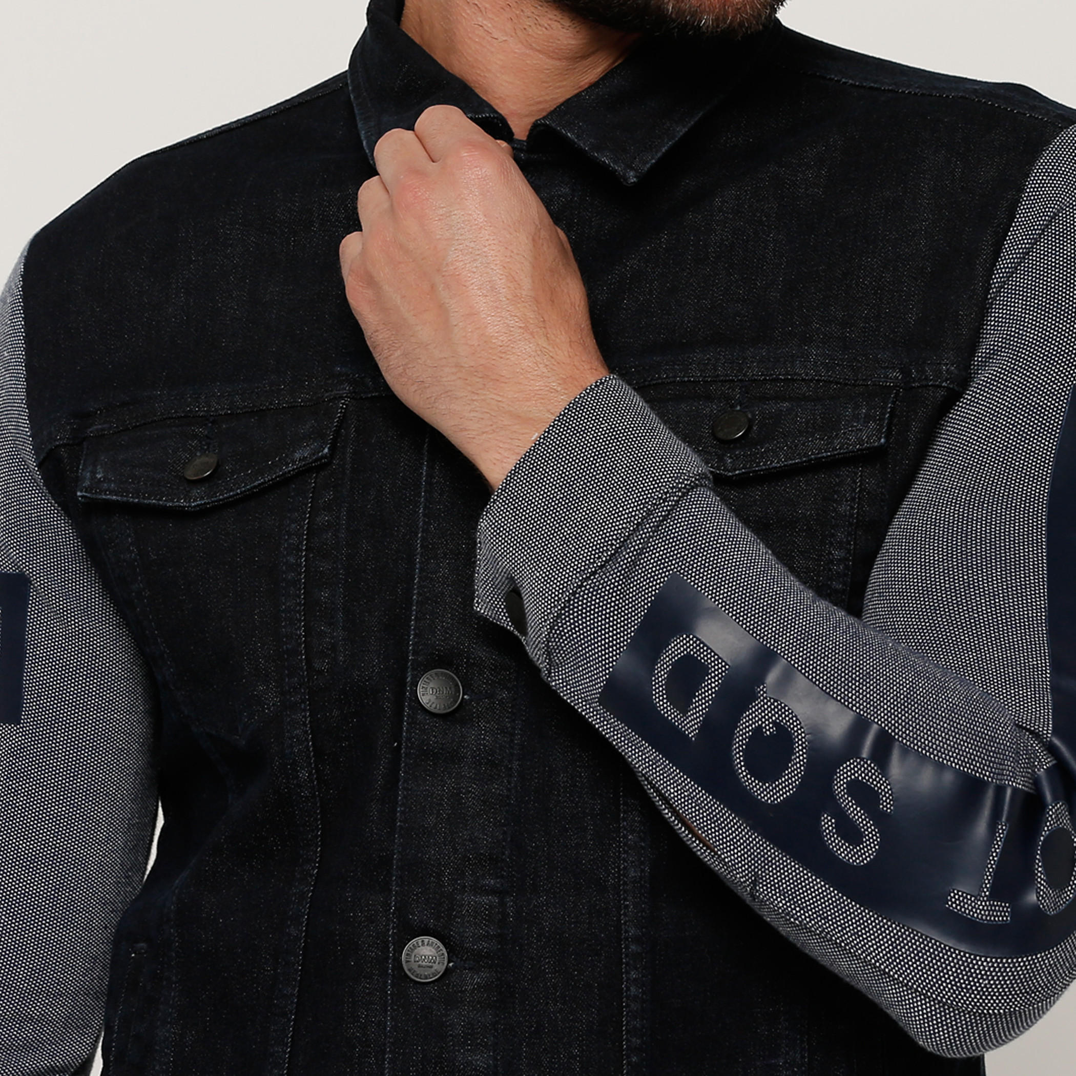 Printed Denim Jacket with Long Sleeves and Complete Placket-men-clothing-jacketsandblazers-jackets-image-4