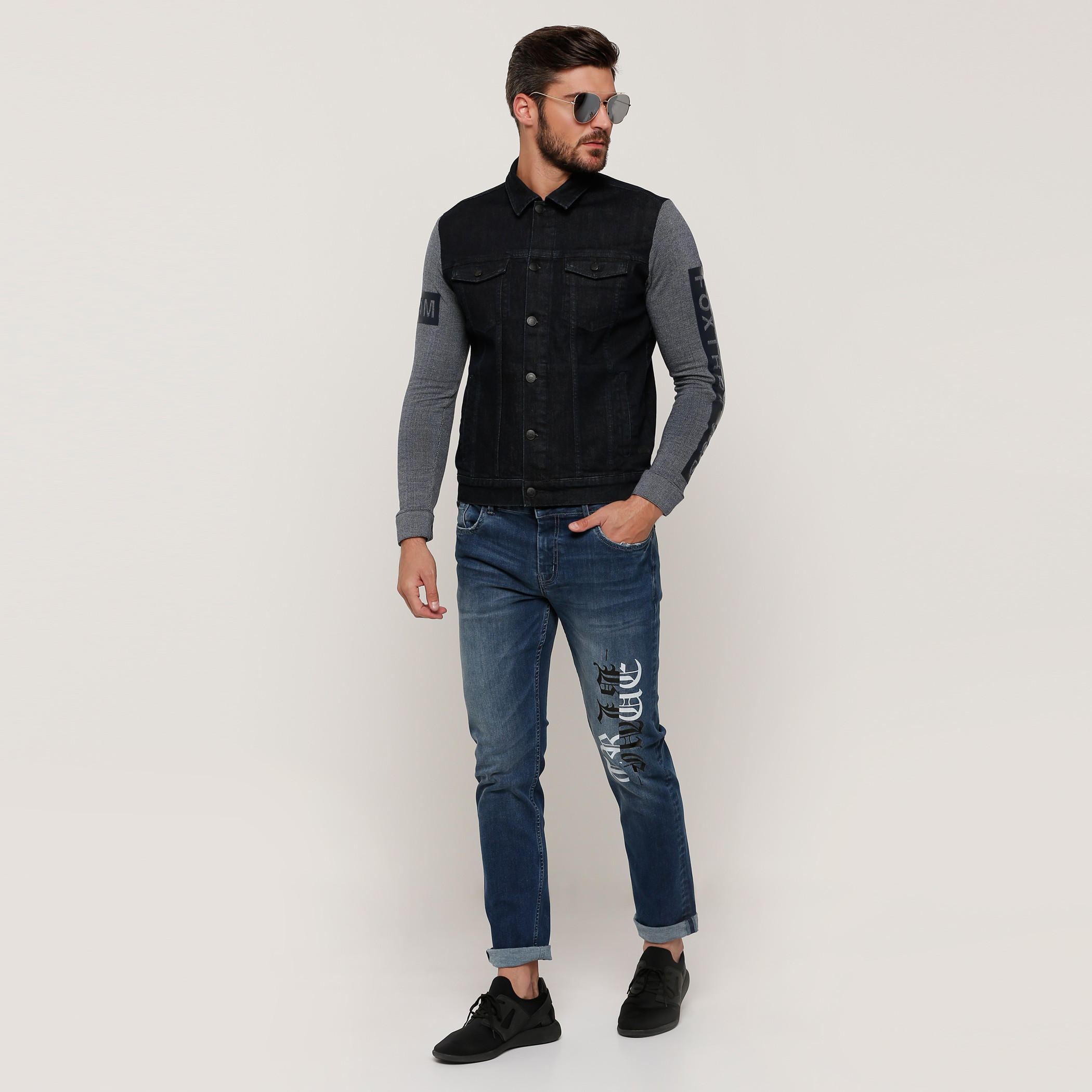 Printed Denim Jacket with Long Sleeves and Complete Placket-men-clothing-jacketsandblazers-jackets-image-5
