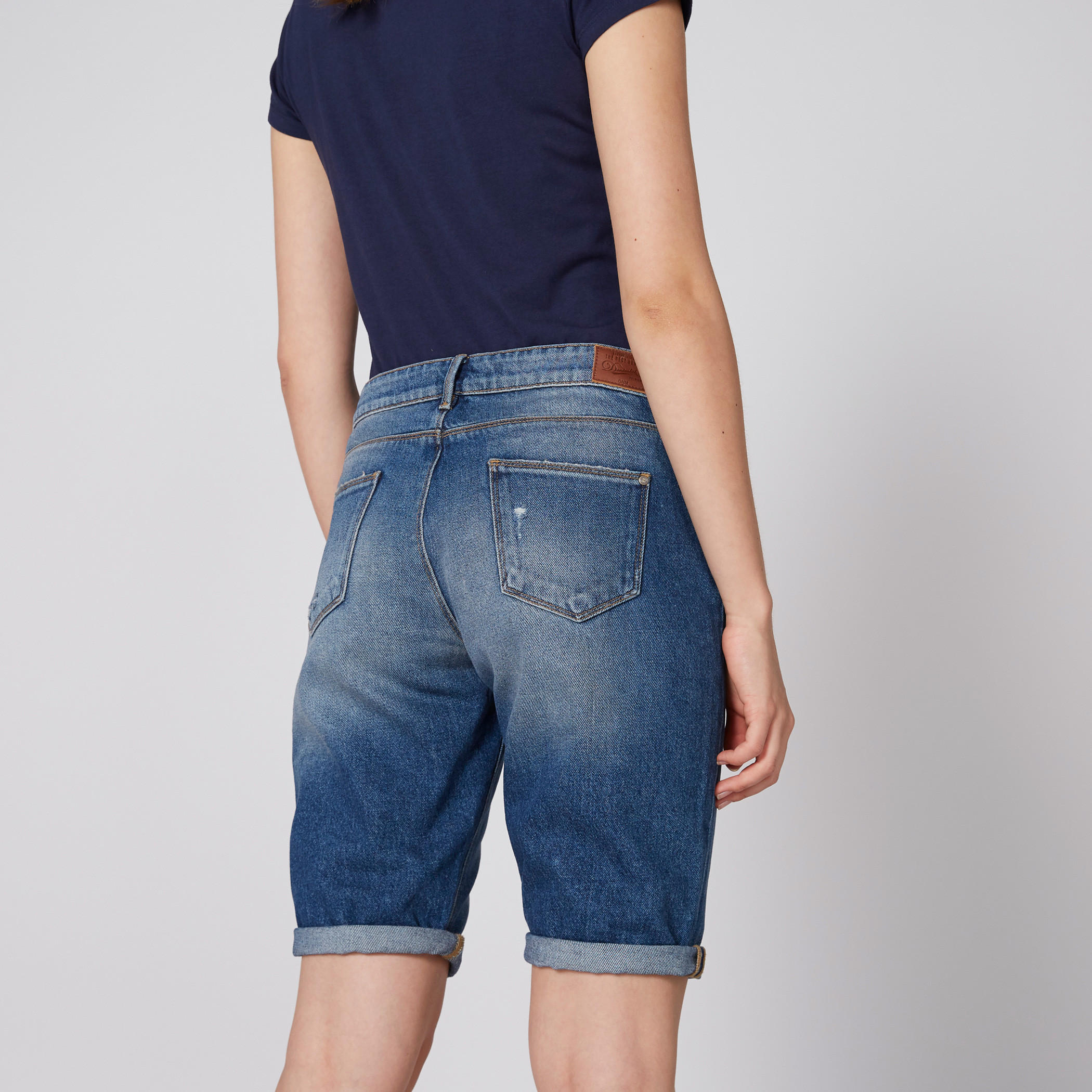 Distressed Shorts with Pocket Detail-women-clothing-bottoms-shorts-image-2