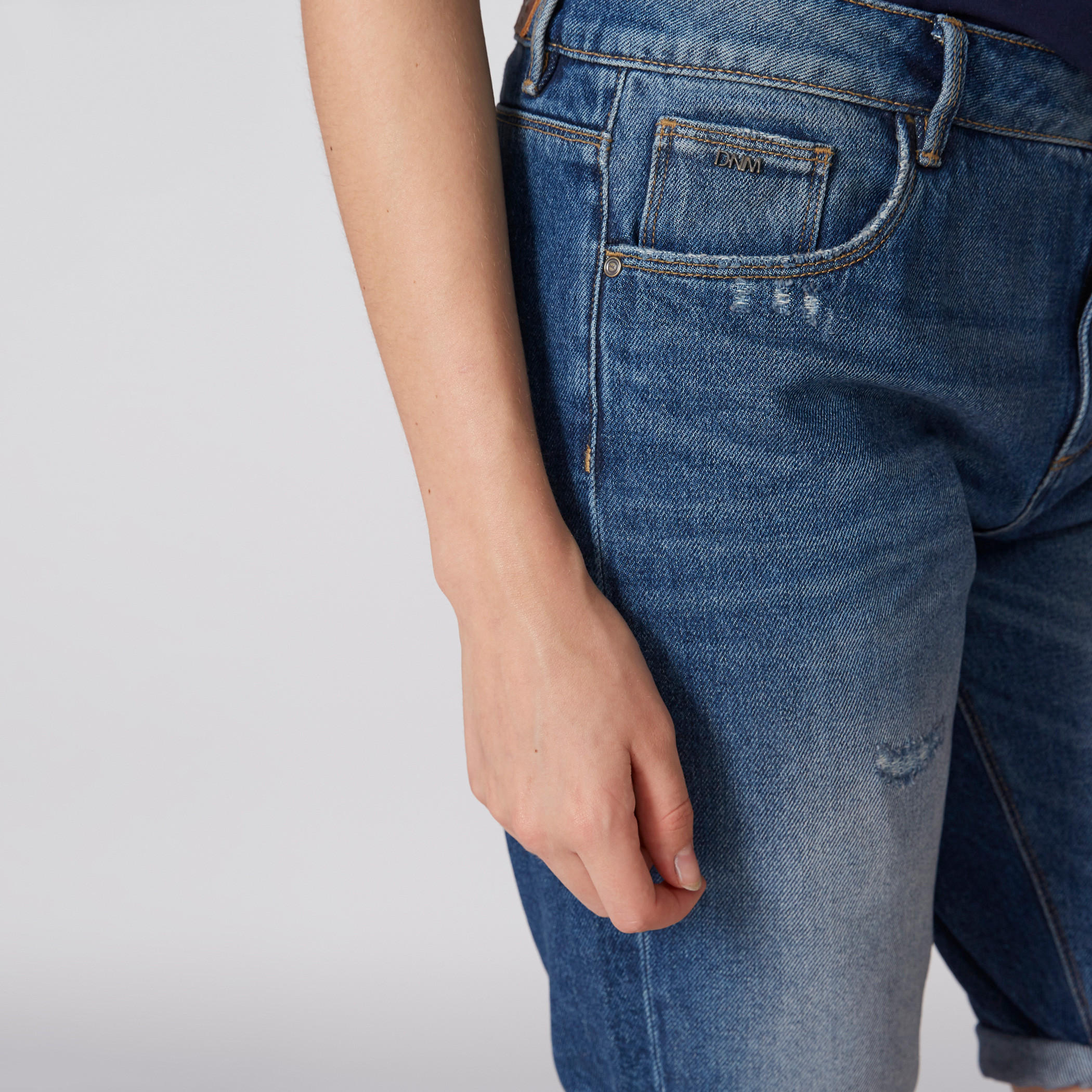 Distressed Shorts with Pocket Detail-women-clothing-bottoms-shorts-image-4