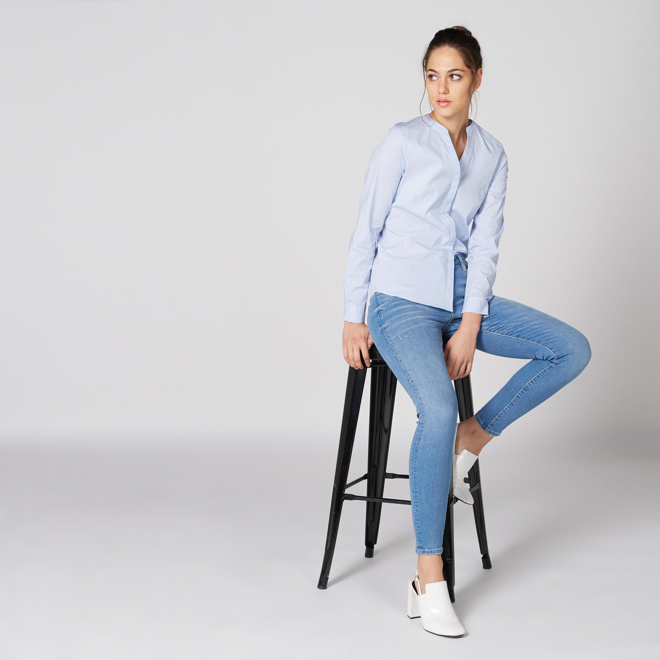 Full Length Jeans with Pocket Detail and Button Closure-women-clothing-bottoms-jeans-image-1