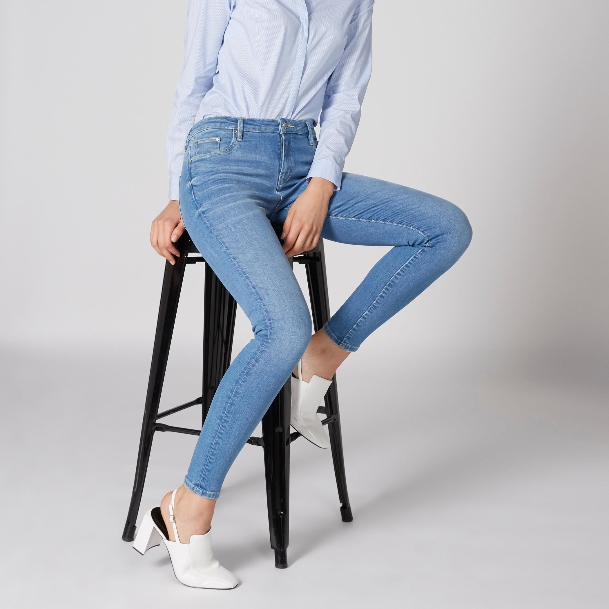 Full Length Jeans with Pocket Detail and Button Closure-women-clothing-bottoms-jeans-image-3