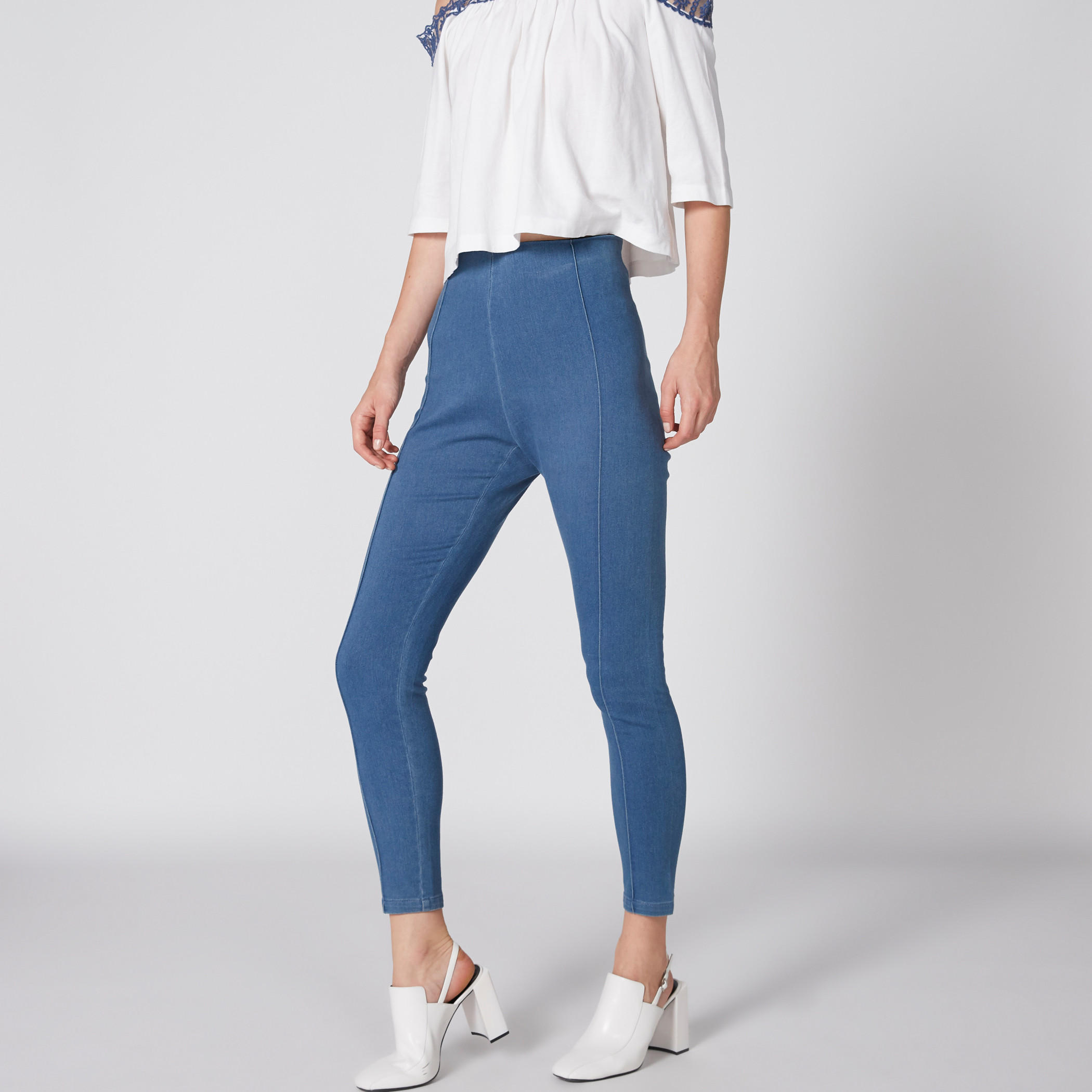 High Rise Super Skinny Jeggings-women-clothing-bottoms-leggings-image-3