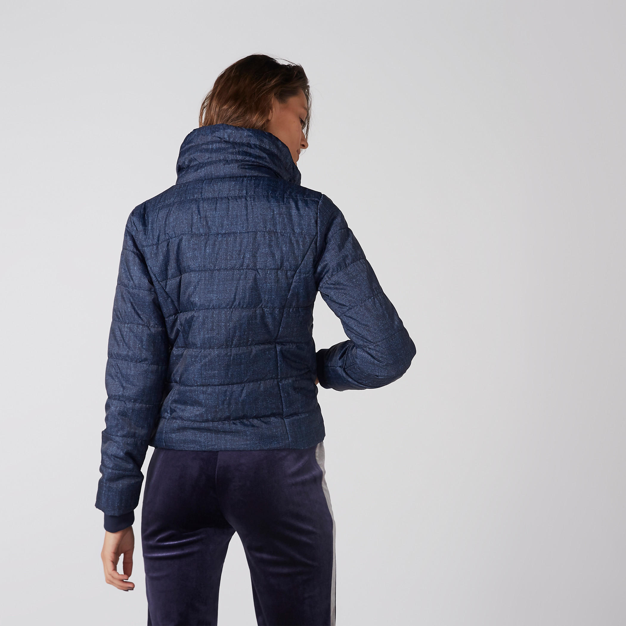 Textured Jacket with Long Sleeves and Zip Closure-women-winterwear-coatsandjackets-jackets-image-4