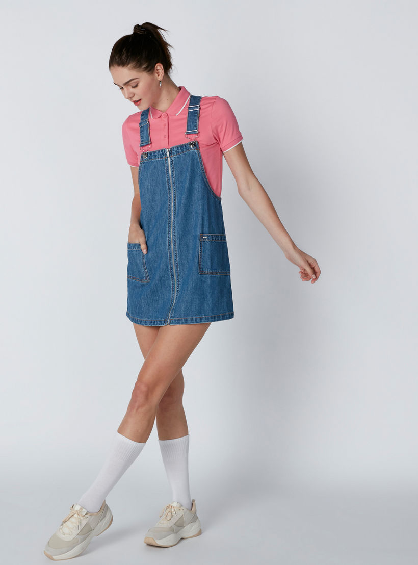 فستان مريلة دينم بسحّاب إغلاق وجيوب-women-clothing-dresses-image-1